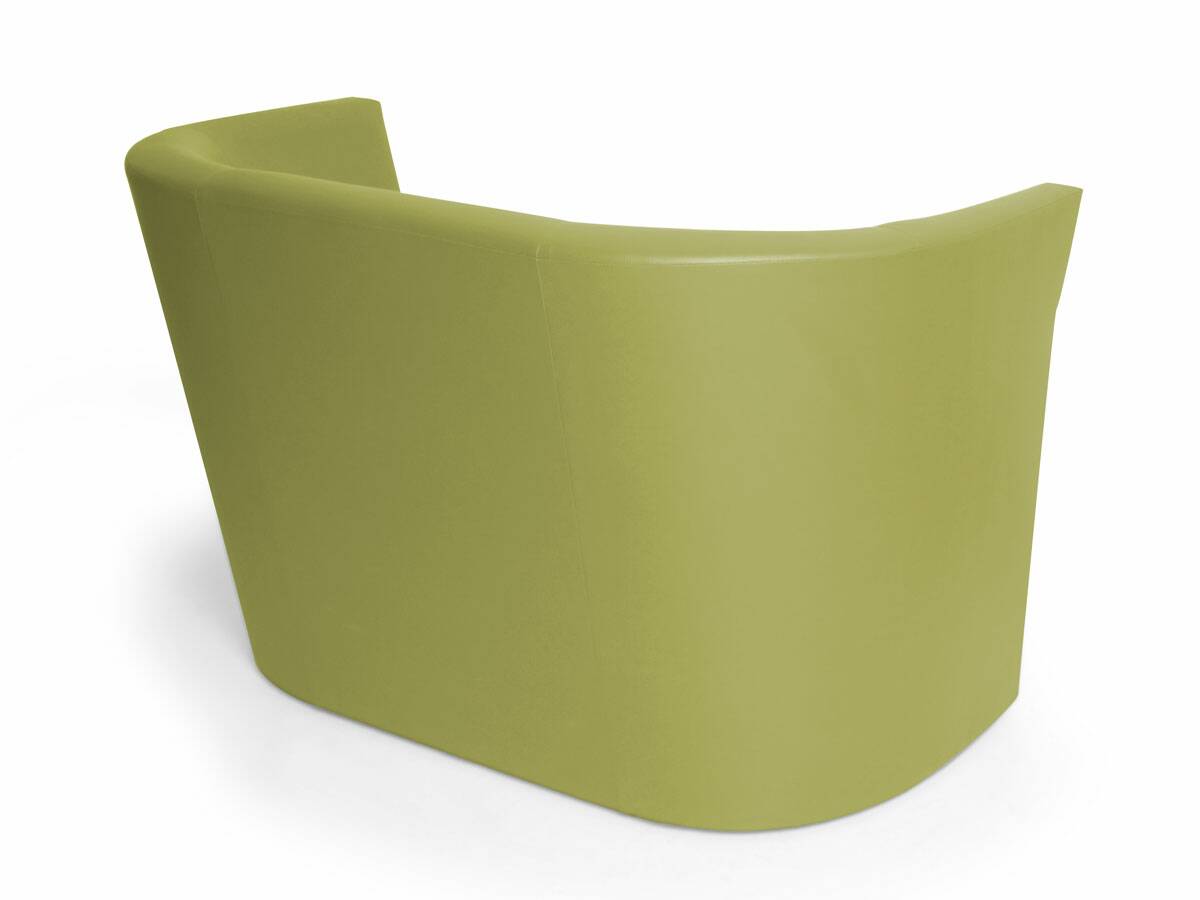 CHARLY DUO Cocktailsessel / Sessel, Material Kunstleder grün