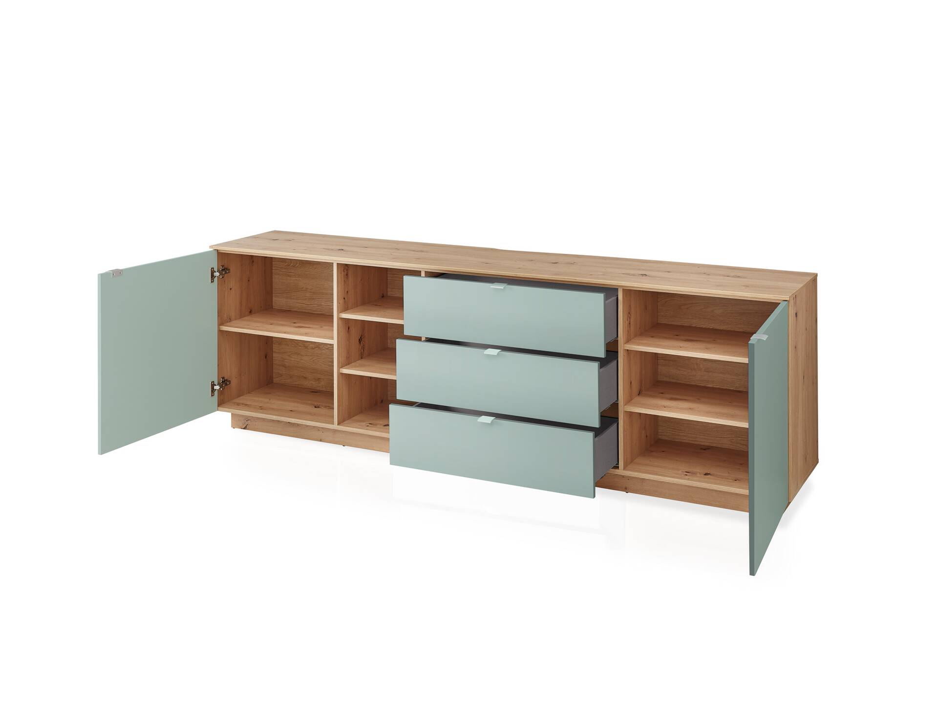 CASSINO TV-Sideboard II, Material Dekorspanplatte, Artisan Eiche Nachbildung 