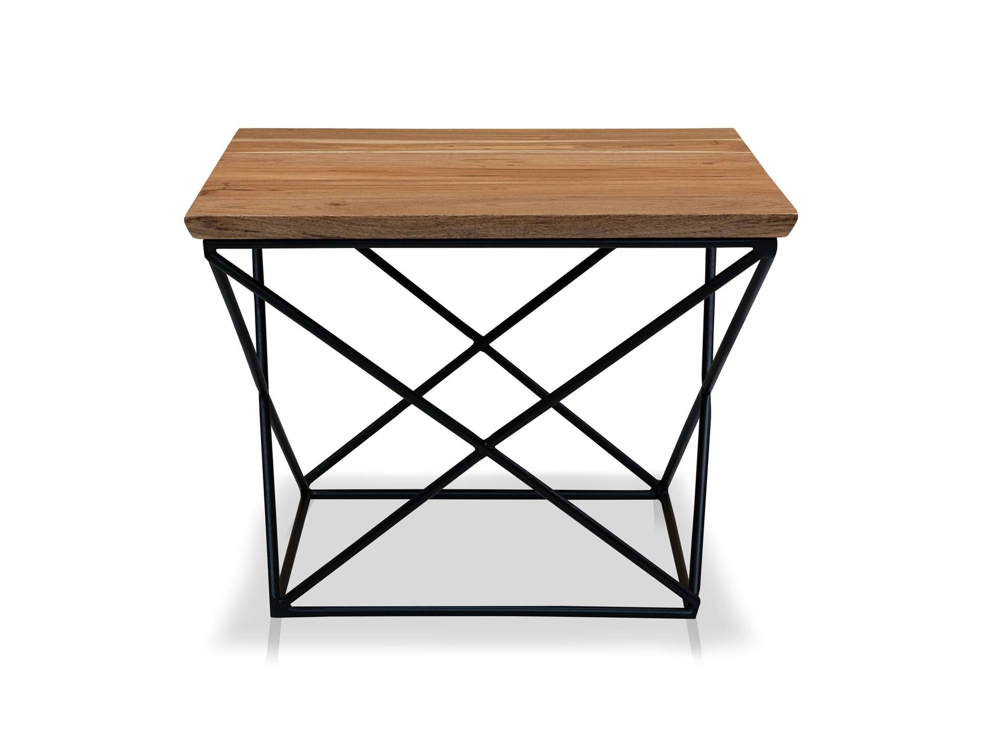 GRAZ Couchtisch, Material Massivholz/Metall, Iron Base/Akazie 