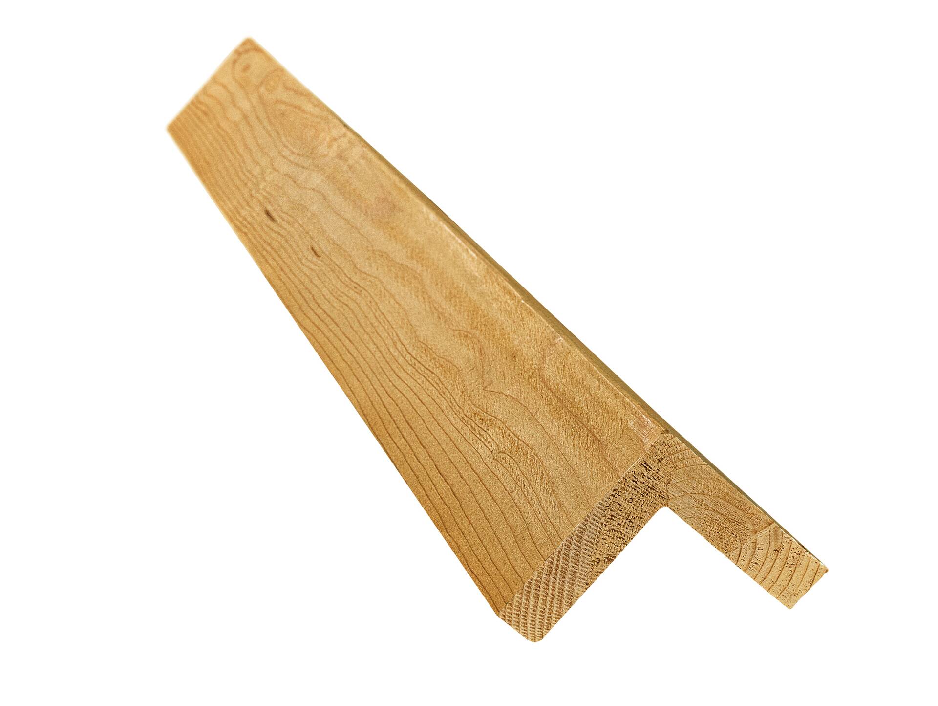 L-Abschlussleiste, THERMO-Fichte natur gehobelt 70 x 70 mm | 2 Meter