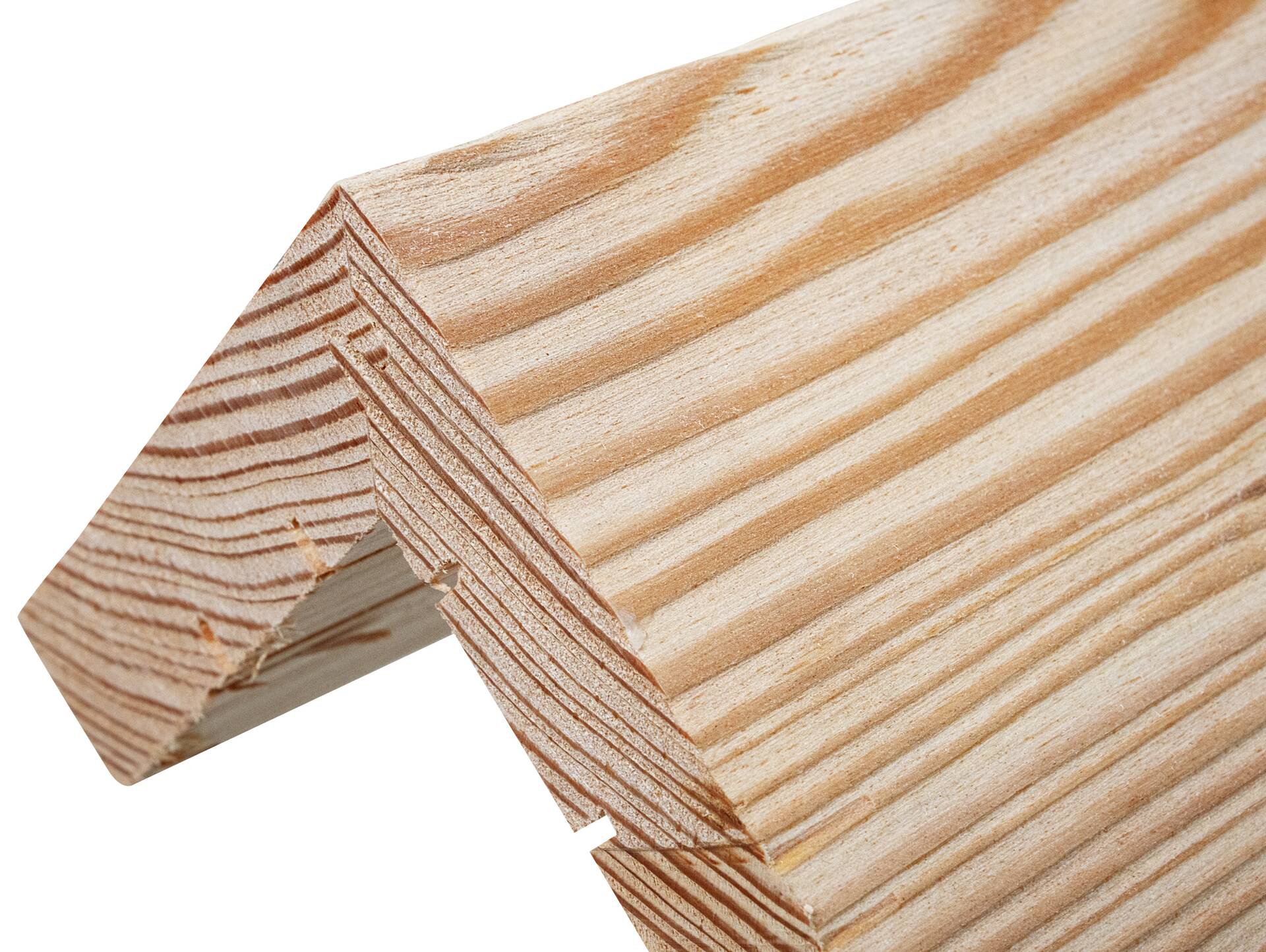 L-Abschlussleiste, Lärche natur gebürstet 70 x 70 mm | 2 Meter