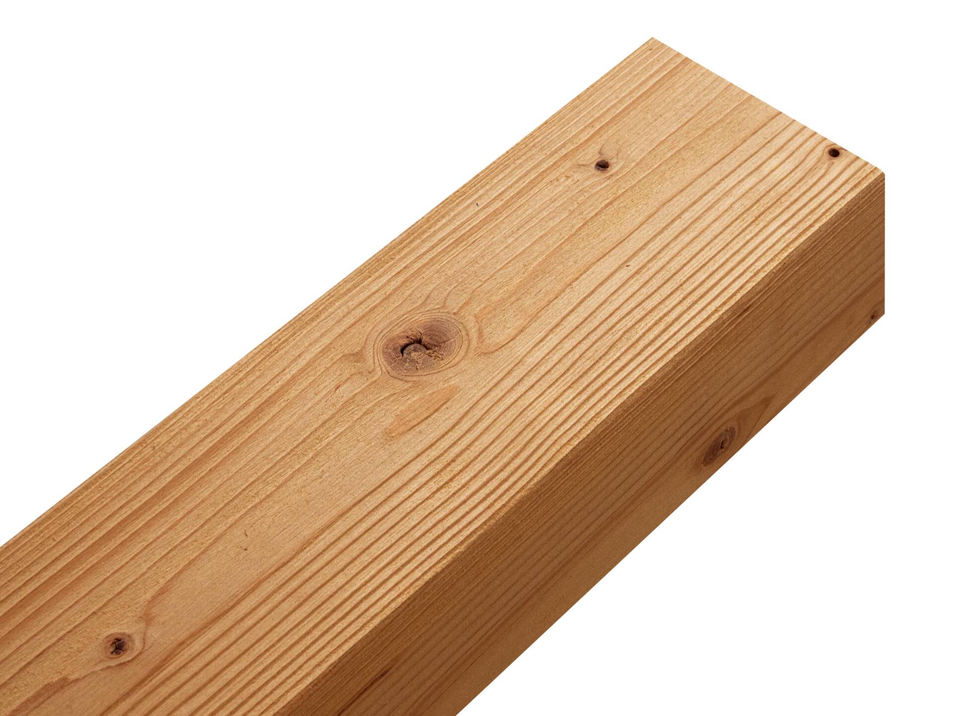 THERMO-U-Balken / Zierbalken gebürstet, THERMO-Lärche, Material Massivholz 120 x 80 mm | 1 Meter