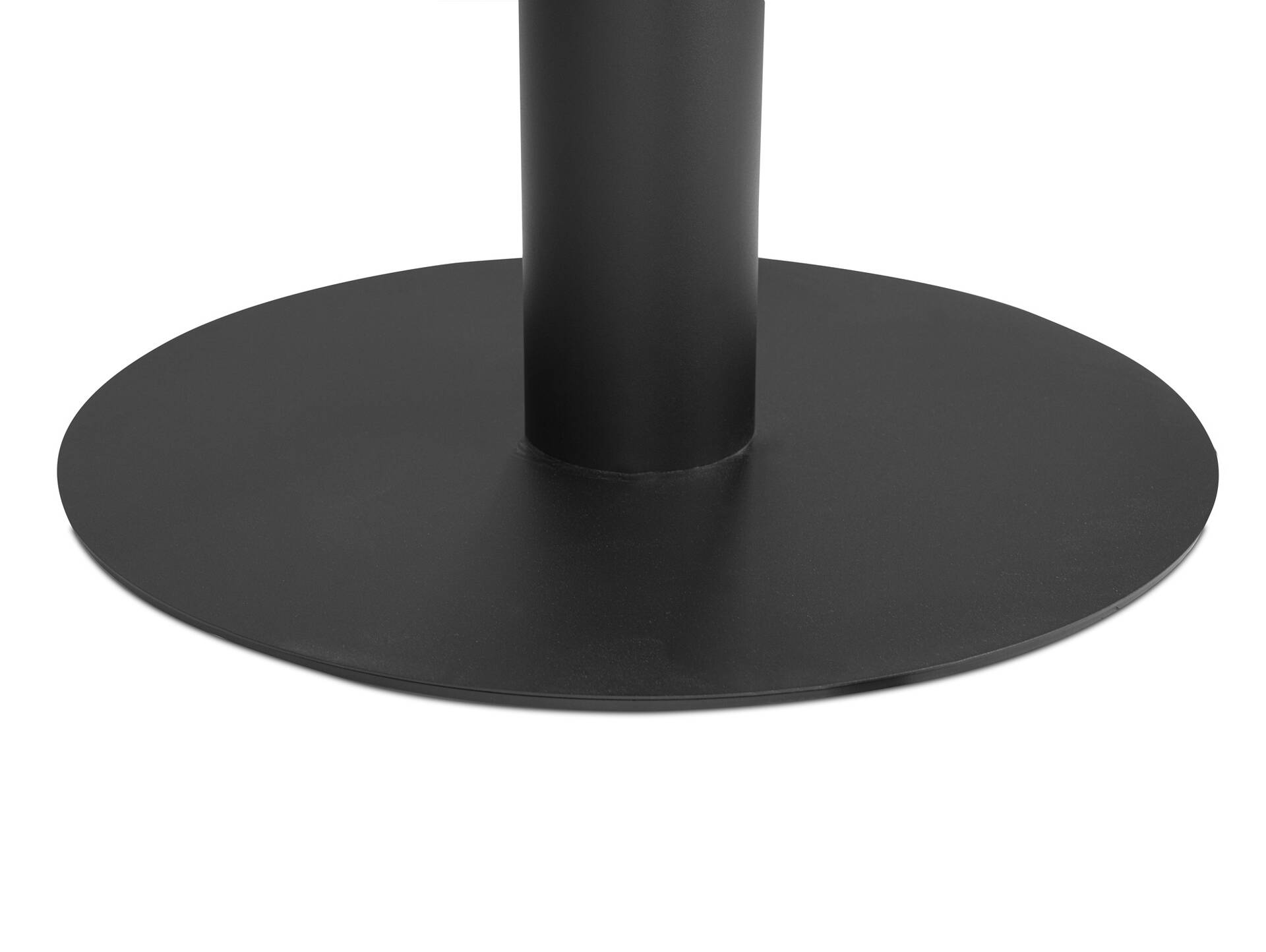 Bistrogestell 120 cm, Material Stahl, rund schwarz Pulverbeschichtet 