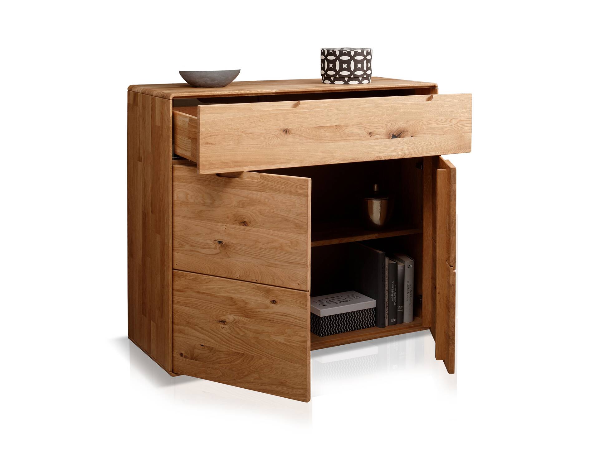 ANDINO Kommode II, Material Massivholz, Wildeiche geölt 