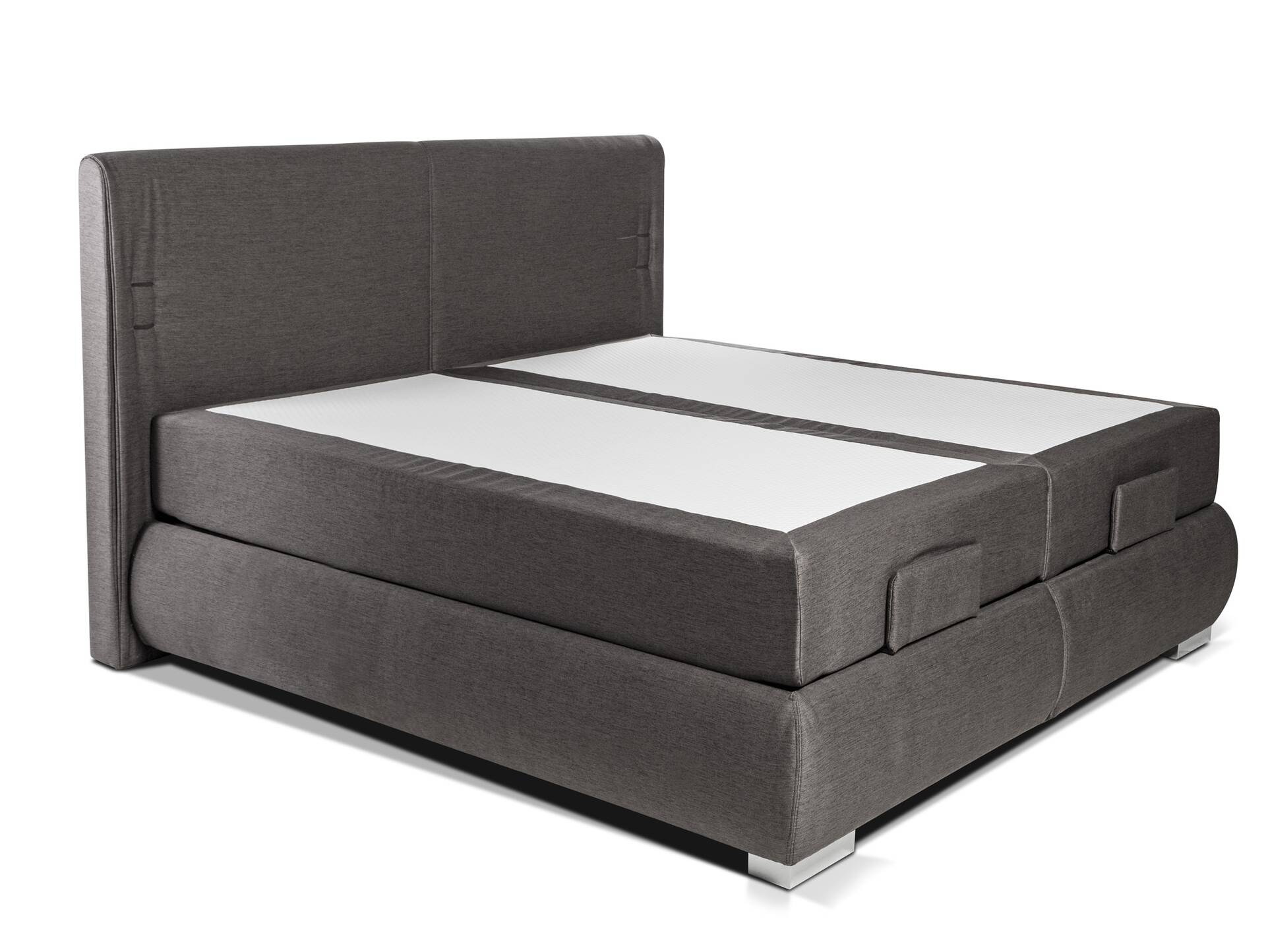 GALVARO elektrisches Boxspringbett / Doppelbett mit Motor 180 x 200 cm | Anthrazit