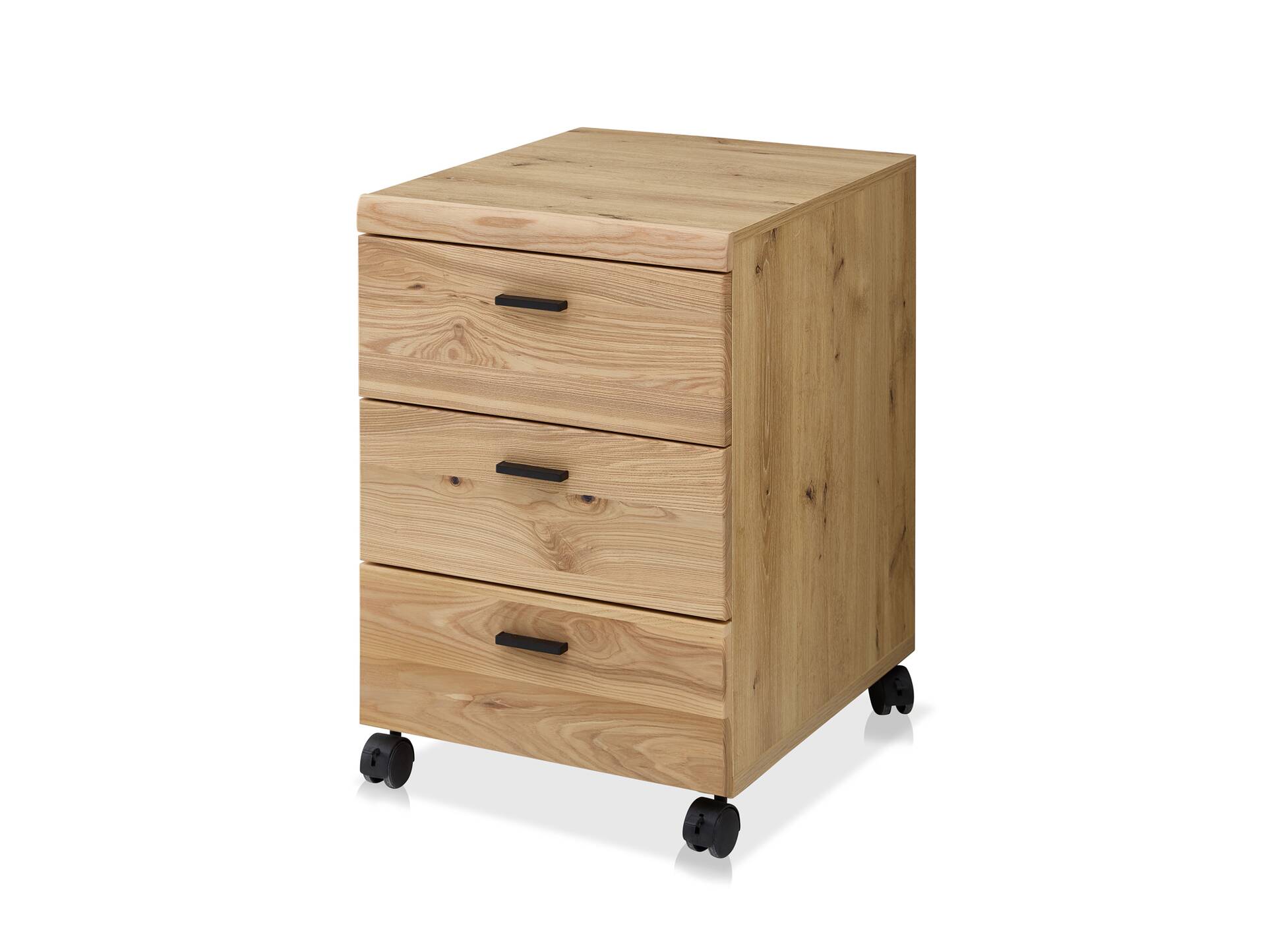 GENNY Rollcontainer, Material Dekorspanplatte Altesche massiv / Artisan Eichefarbig