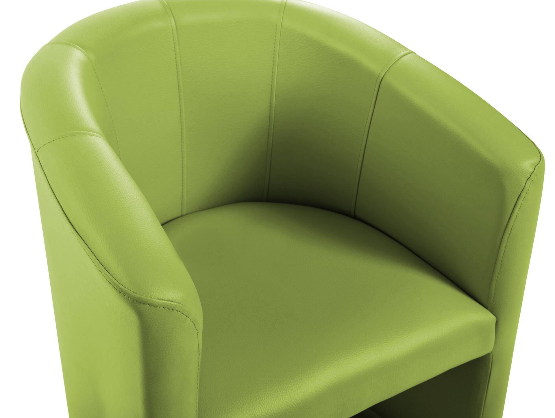 ABIZA Cocktailsessel, Material Kunstleder grün