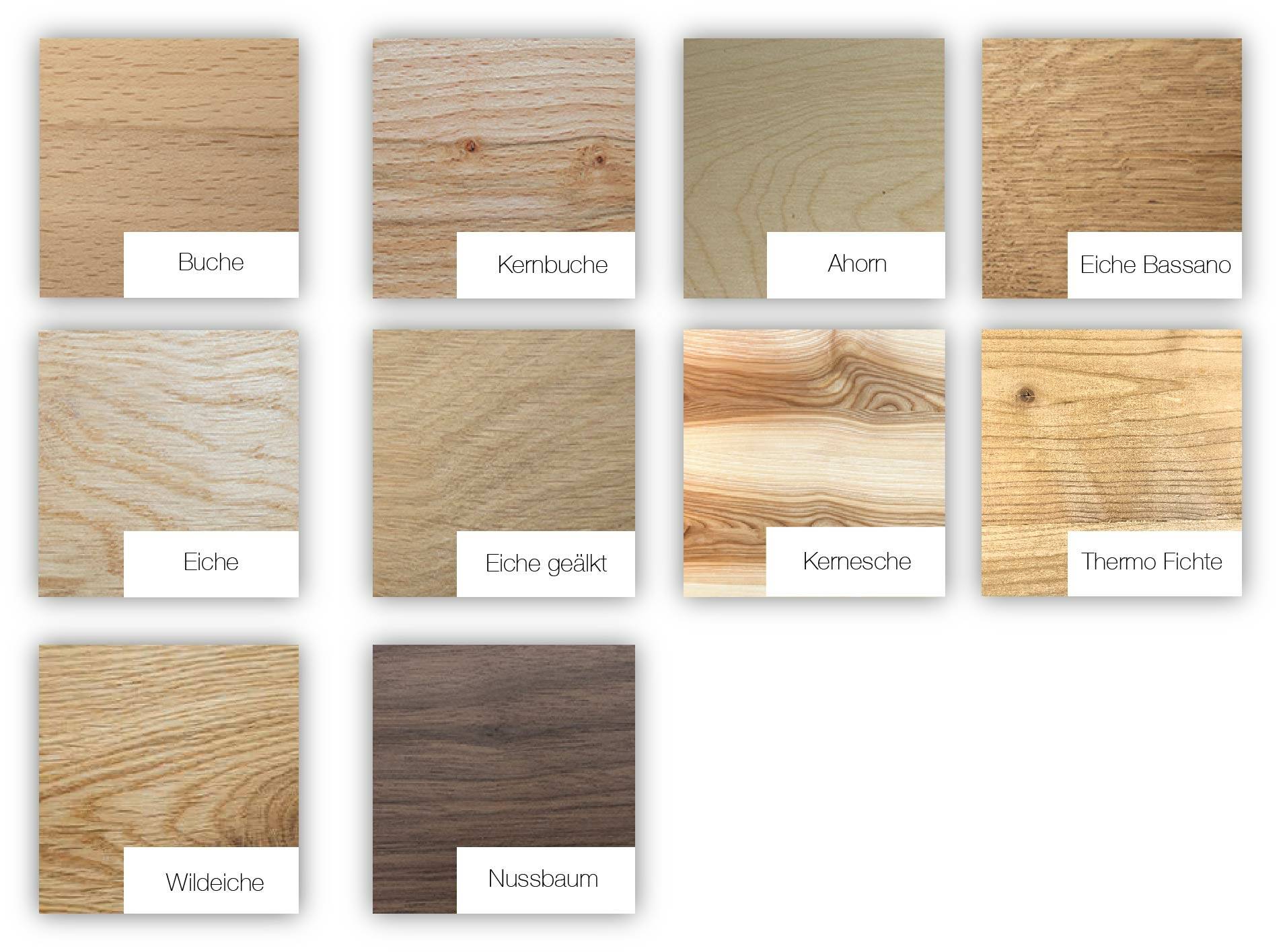 TOSCANA Esstisch / Massivholztisch / Maßesstisch, Material Massivholz 