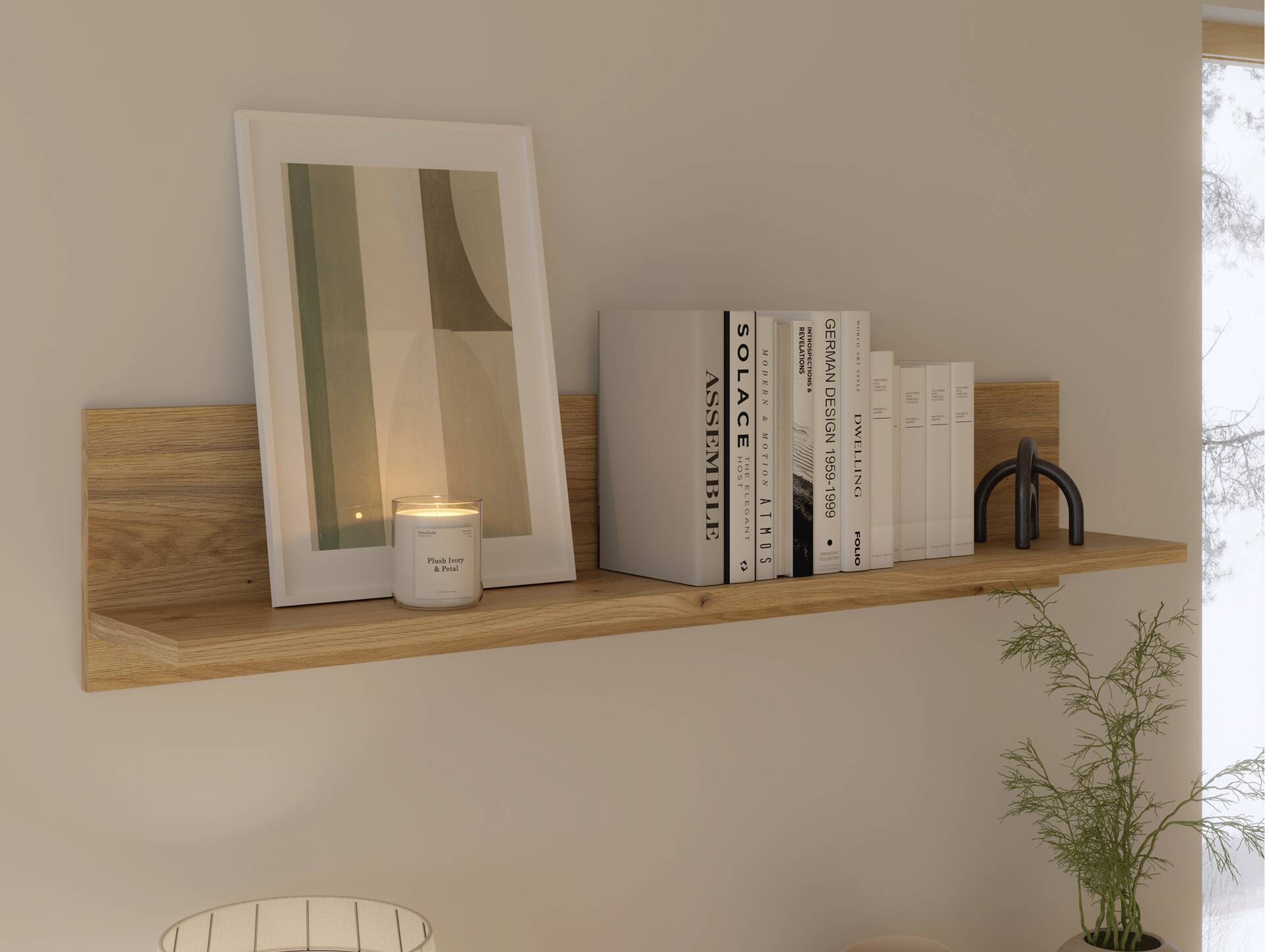 AURELIO Wandboard, Material Dekorspanplatte, Mauvella Eiche Nachbildung 