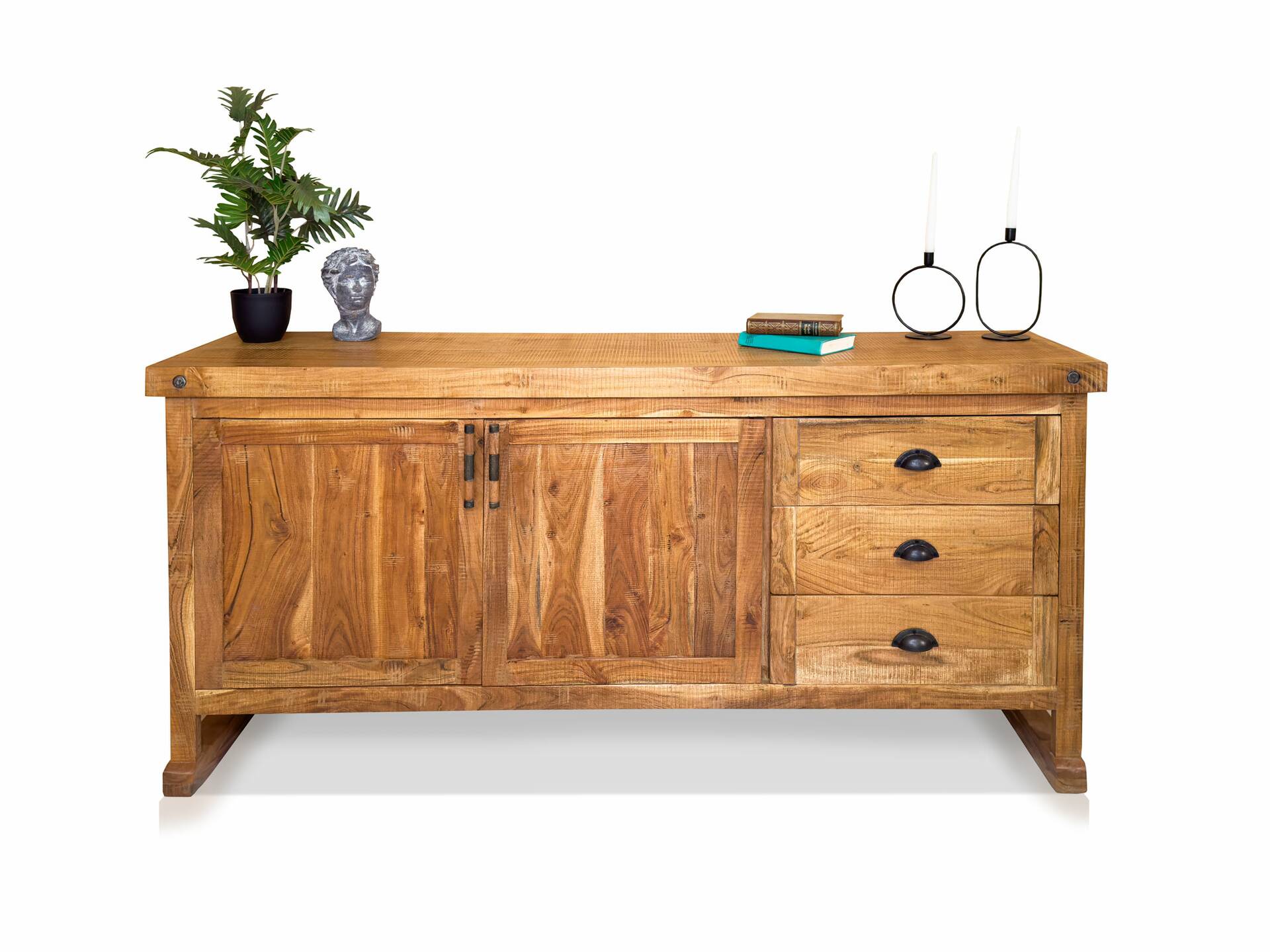 WINCHESTER Sideboard L, Material Massivholz, Mango rustikal 
