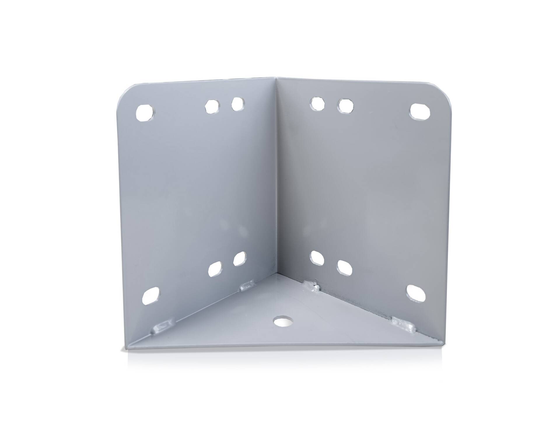 4er-Set Bett-Eckwinkel, Material Metall, grau 