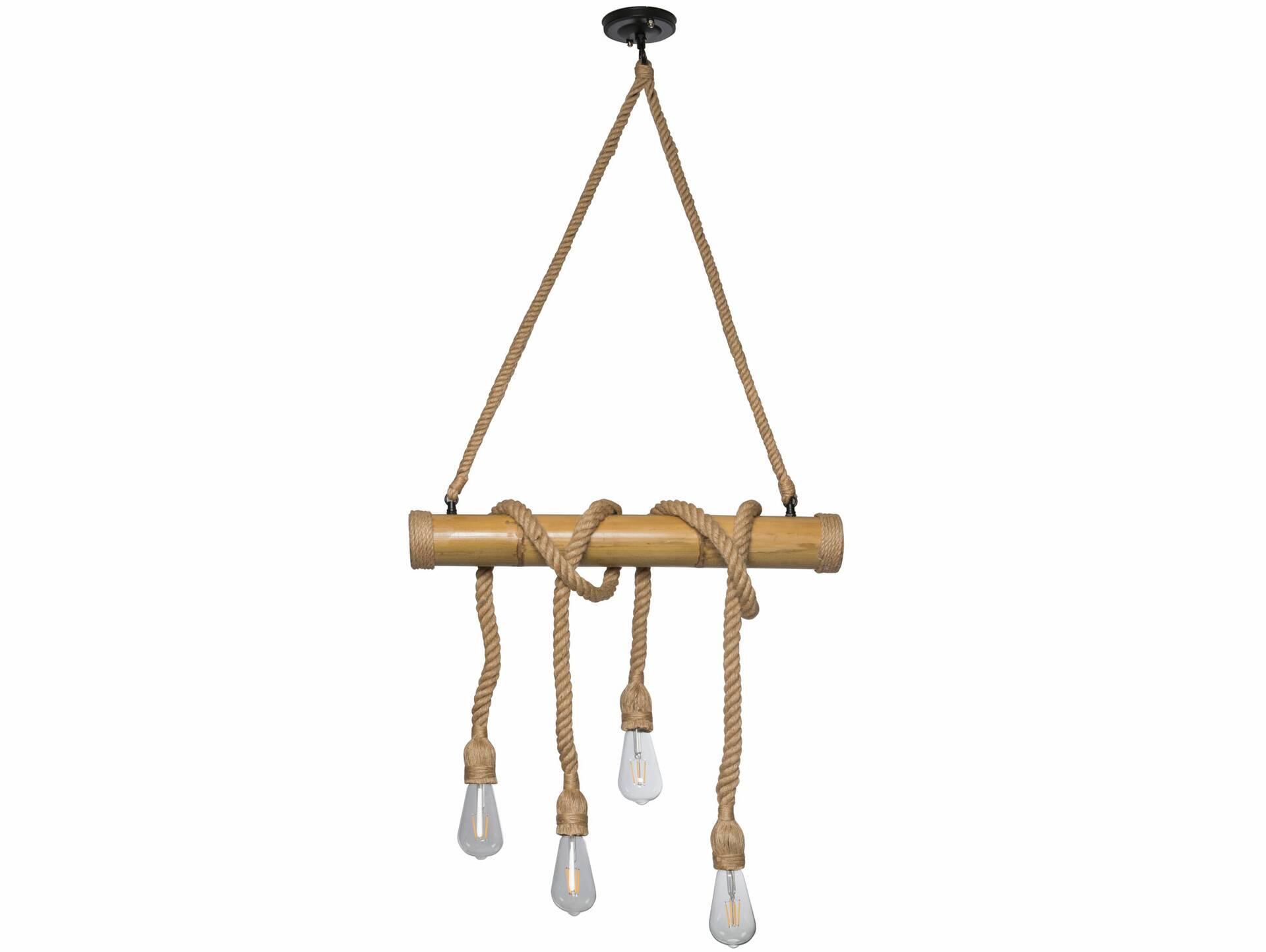 MARKY Hängelampe Seil 4 Lampen