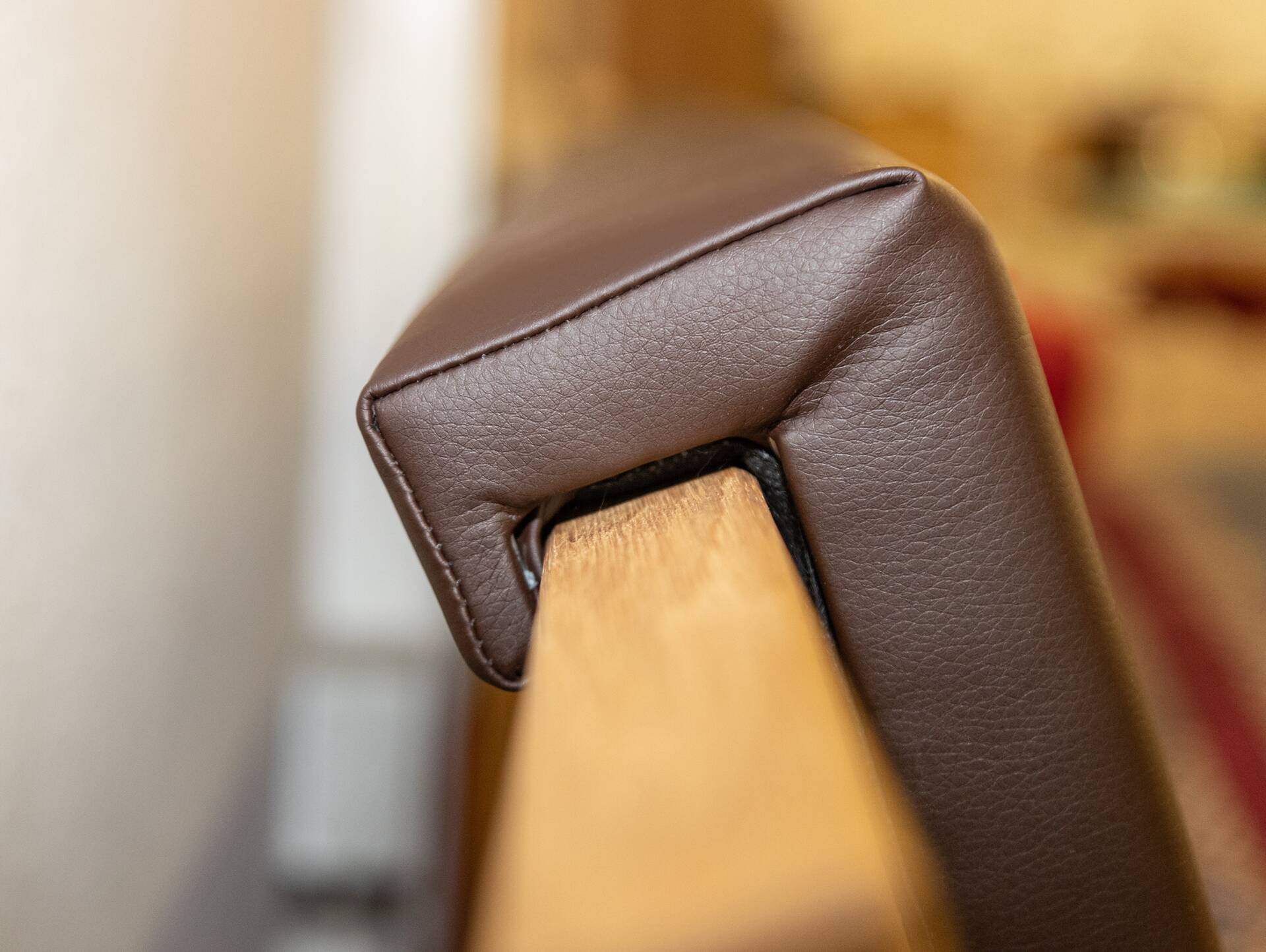 Klemmkissen für Kopfteil 150 cm | Kunstleder Braun