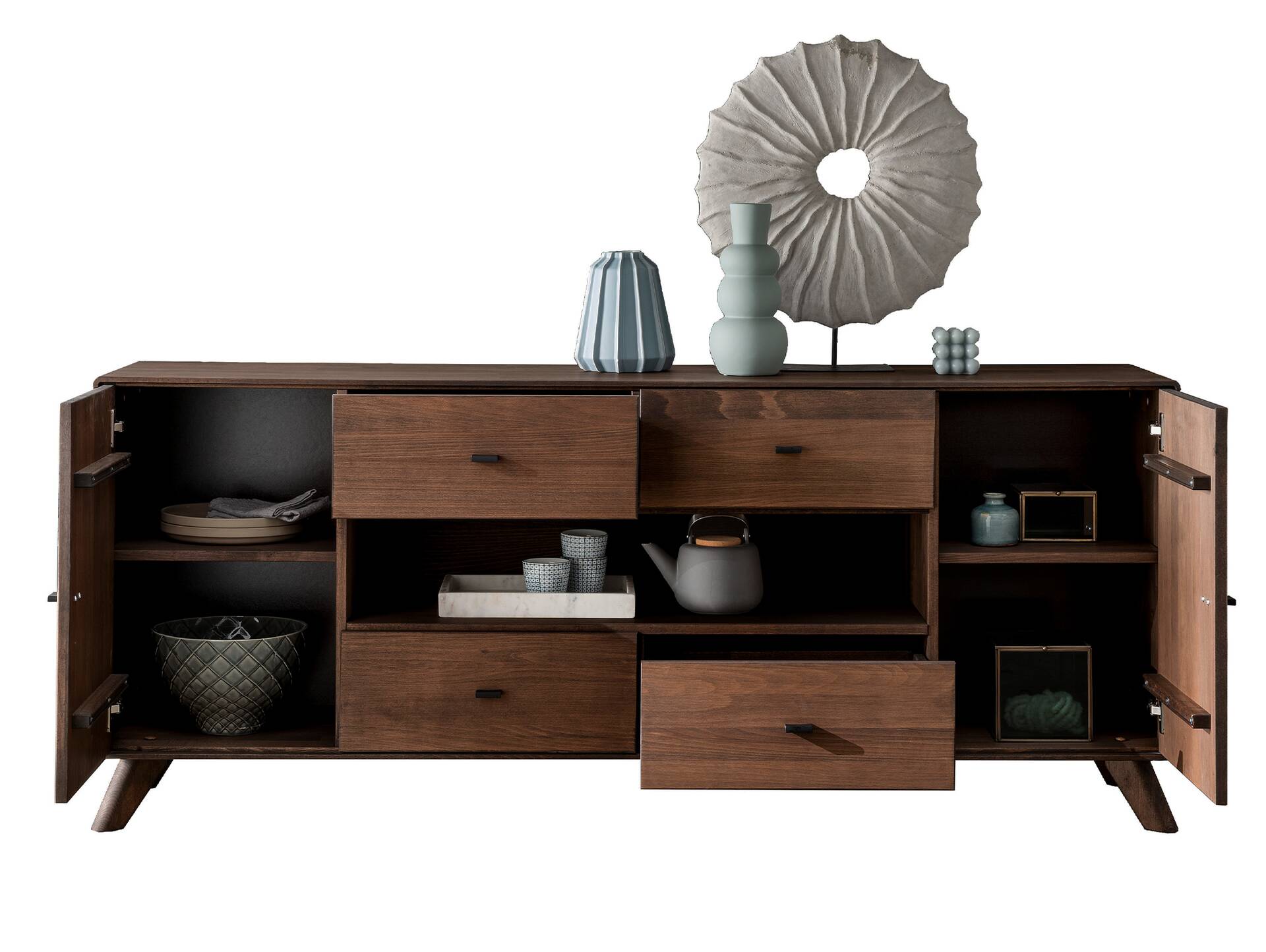 JAKARTA Sideboard II, Material Massivholz, Kernbuche Tabak geölt 