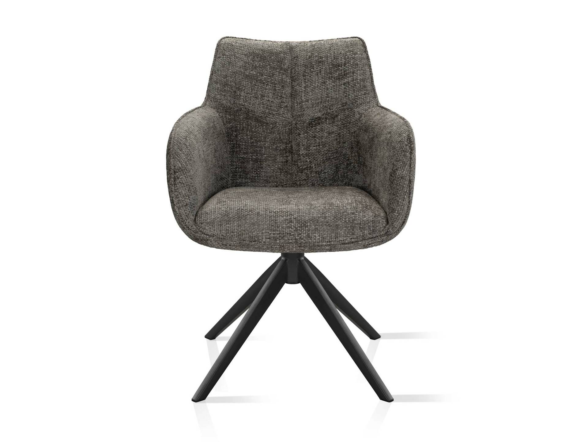 LONDON Schalenstuhl, Material Strukturstoff Anthrazit | 1 Stück