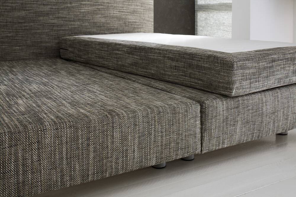 Doppelbett/Boxspringbett KIARA schwarz/grau/beige 
