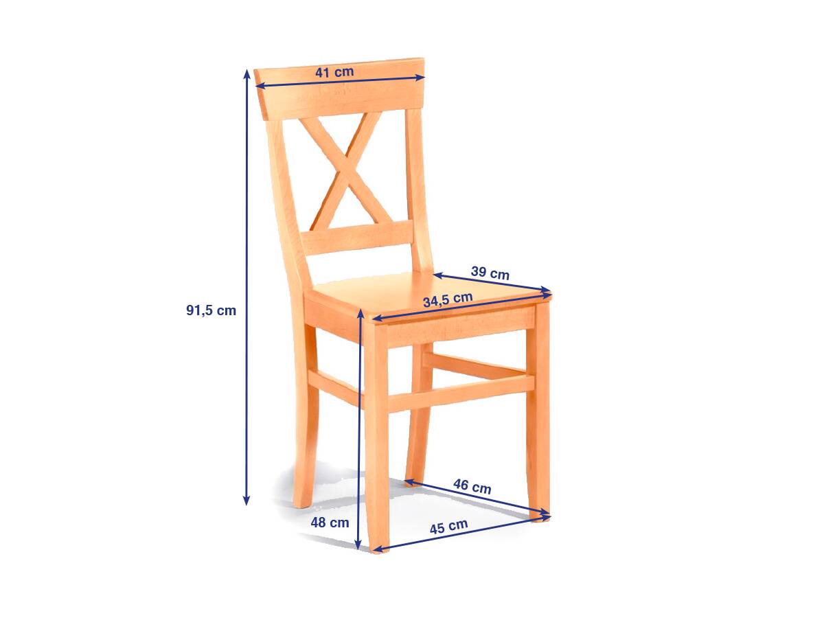 LINZ Esszimmerstuhl, Material Massivholz, Buche lackiert 