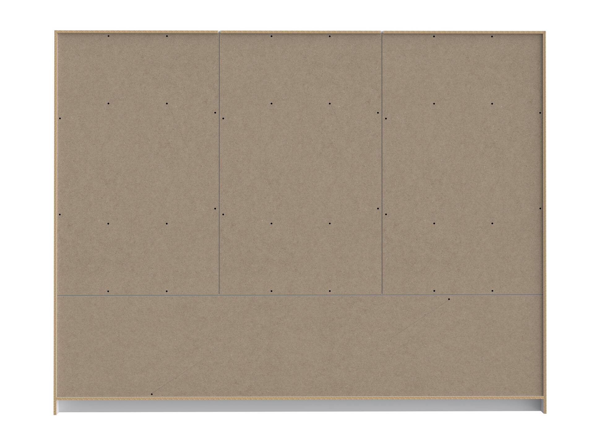 LURANO Drehtürenschrank, Material Dekorspanplatte weiss/grau