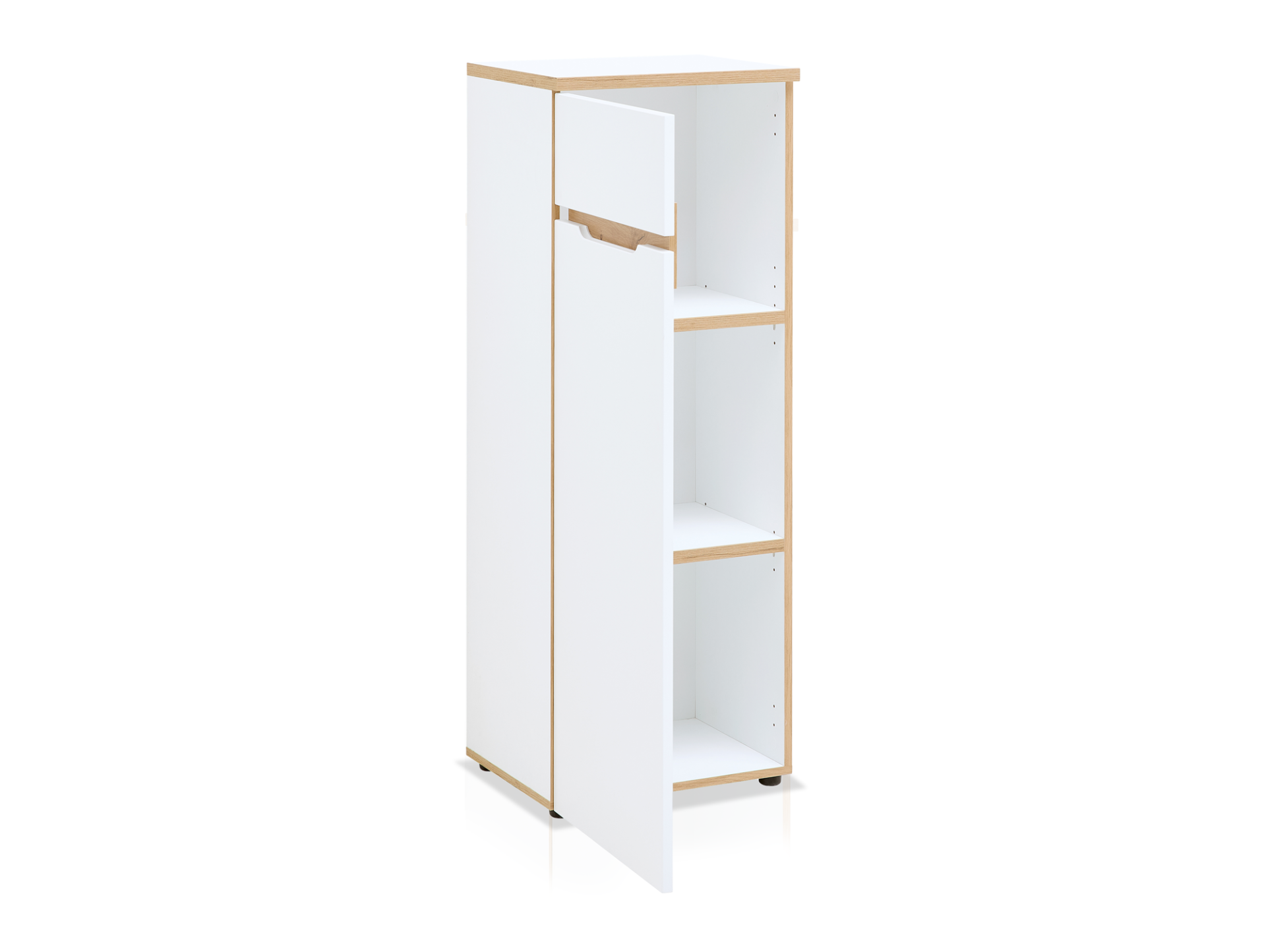 MAILAND Büroschrank V, Material Dekorspanplatte Weiss