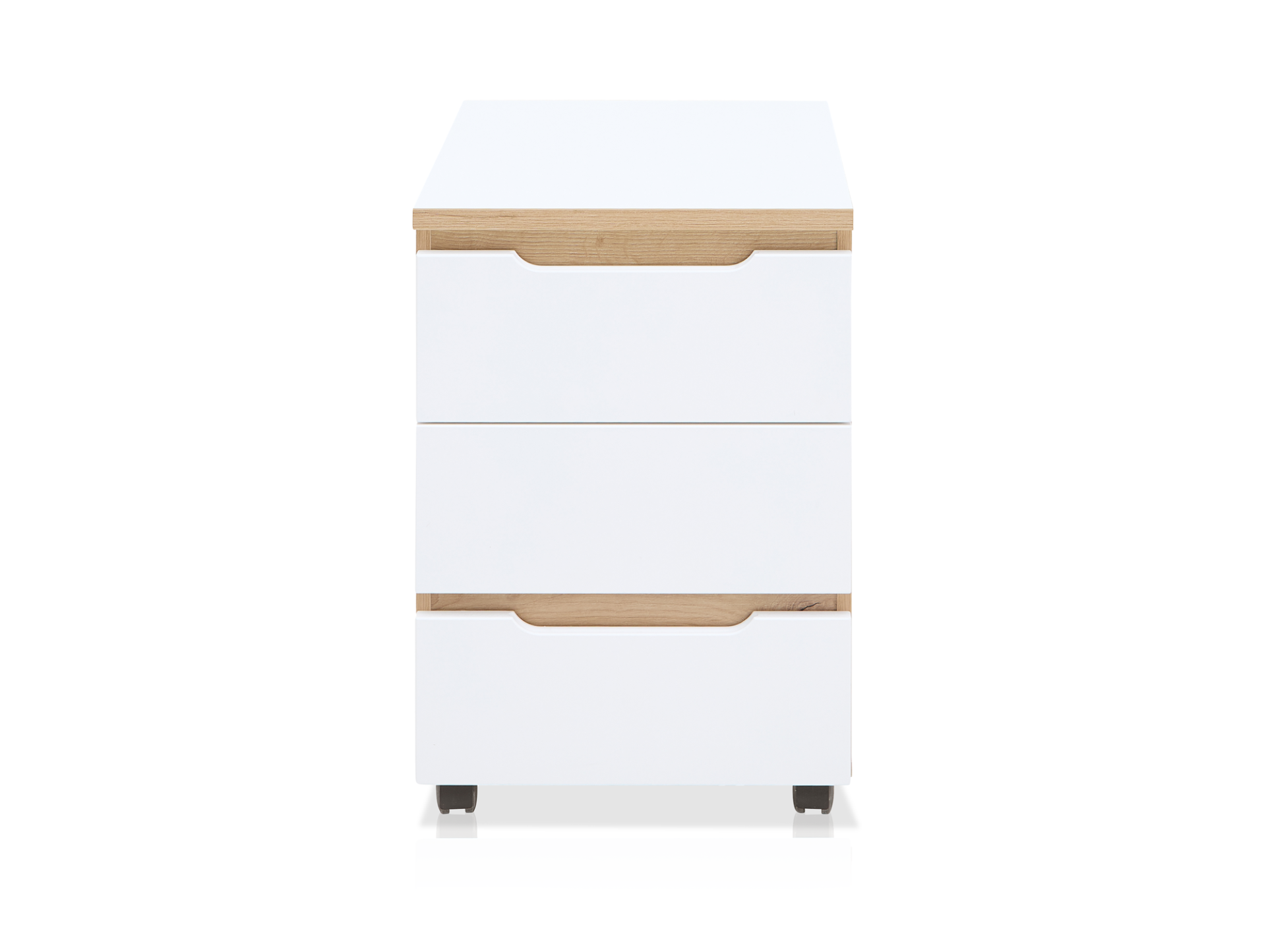 MAILAND Rollcontainer II, Material Dekorspanplatte Weiss
