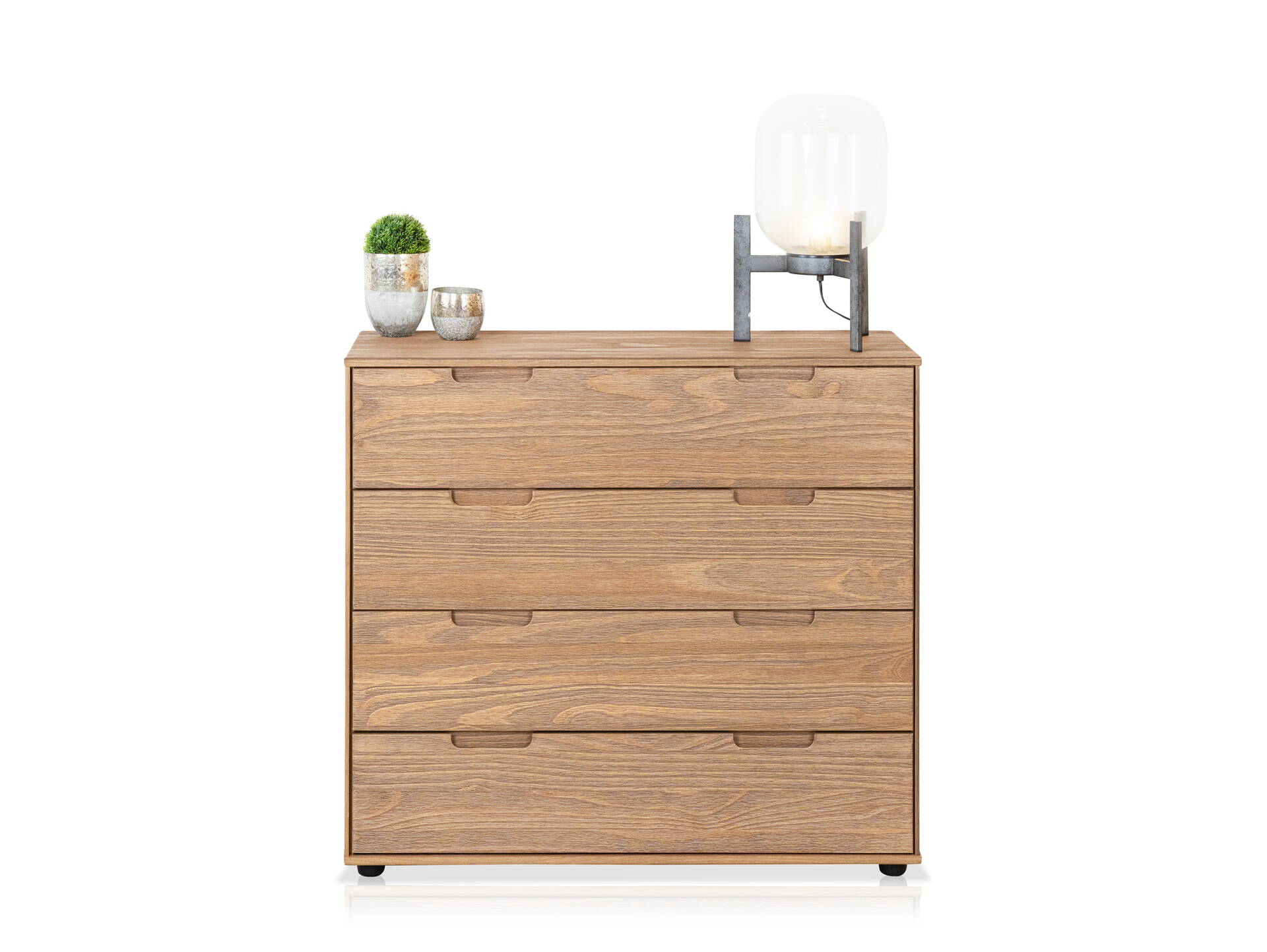 NESTRA Kommode, Material Massivholz, Kiefer eichefarbig 