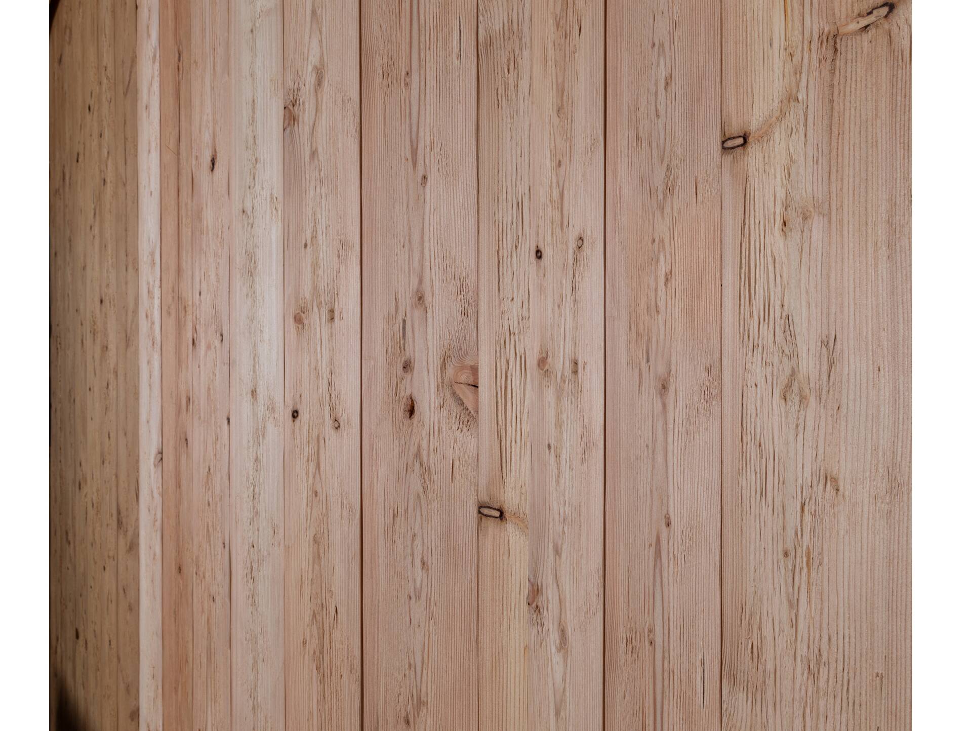 Nut- und Federbretter, Lärche gehackt/gebürstet, Material Massivholz, verschiedene Längen erhältlich 24 mm | 1 Meter | 1 m²
