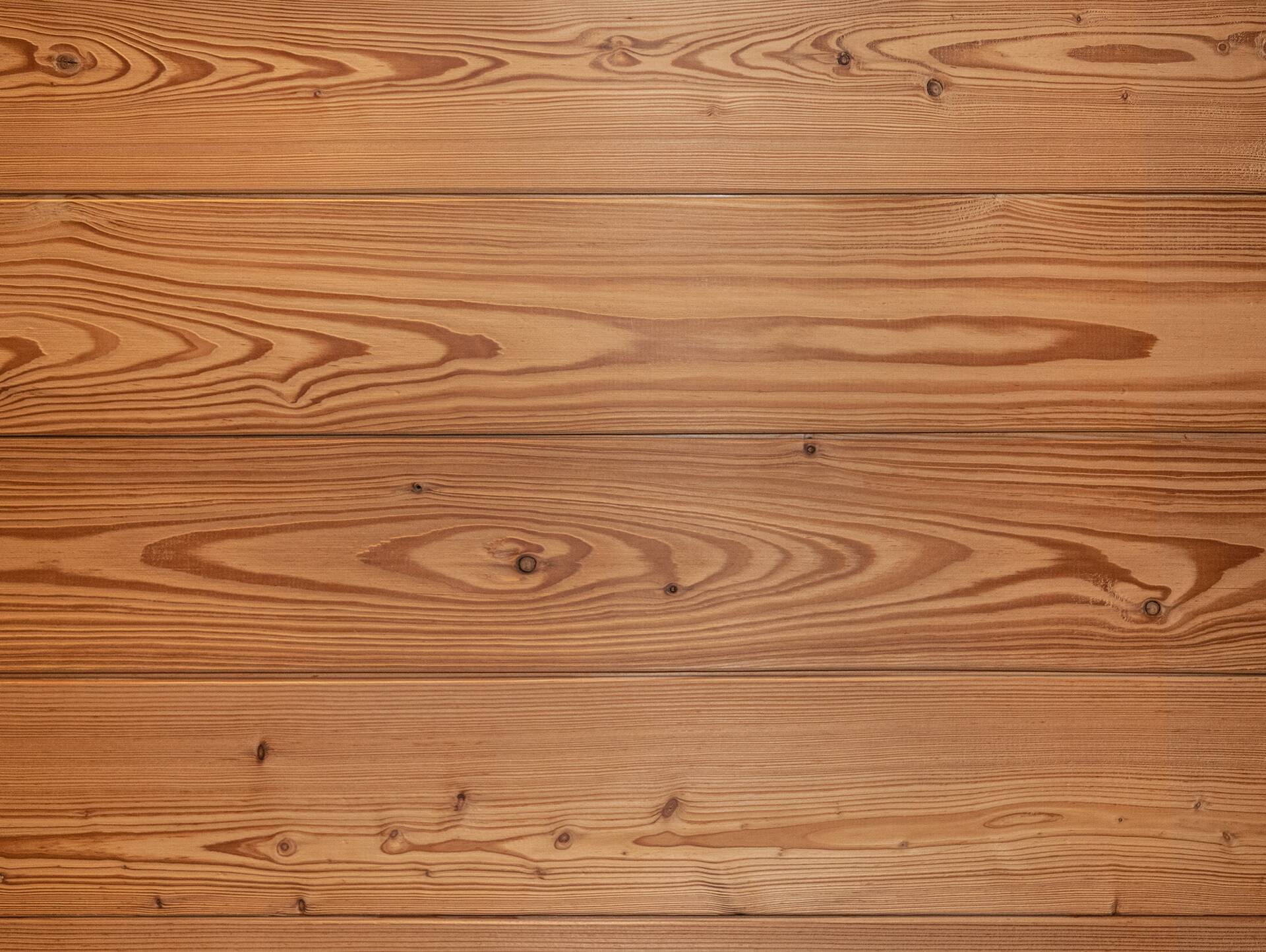 Nut- und Federbretter, THERMO-Lärche gebürstet, Material Massivholz, verschiedene Längen erhältlich 24 mm | 1 Meter | 1 m²