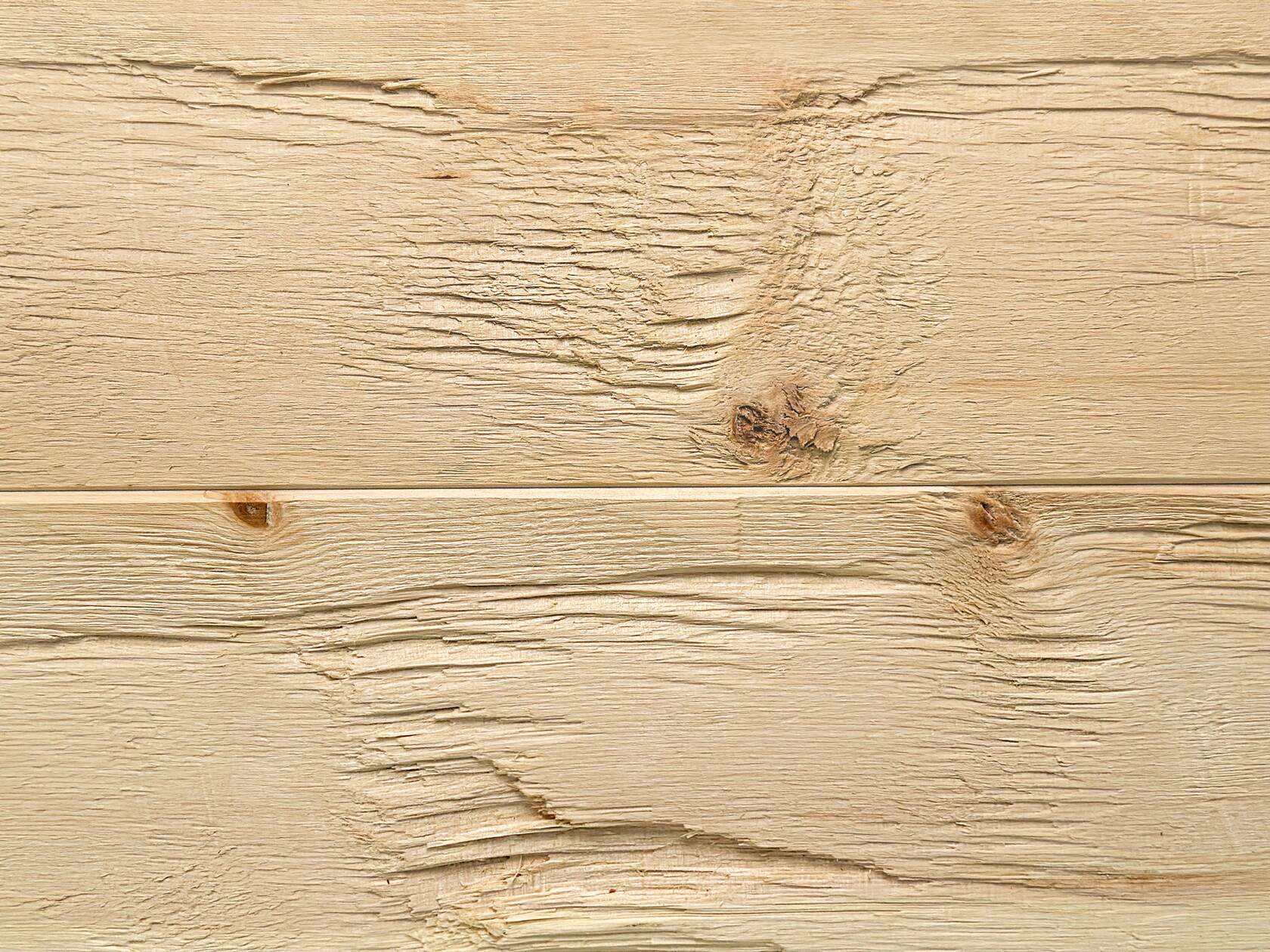 Nut- und Federbretter, Zirbe natur gehackt/gebürstet, Material Massivholz 0.5 Meter | 8 cm