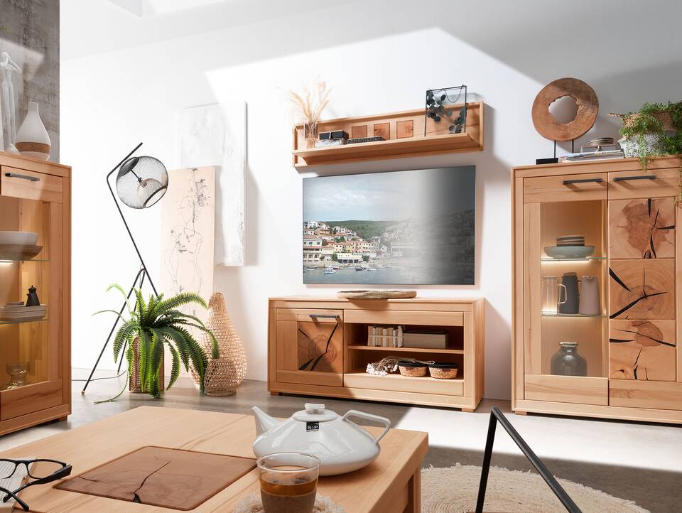 PASSERO Couchtisch, Material Massivholz, Kernbuche geölt 70 cm