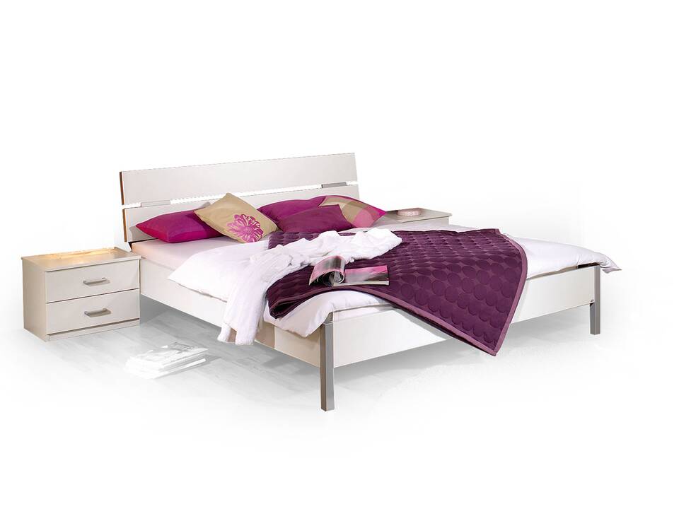 QUADRA Futonbett Alpinweiss 