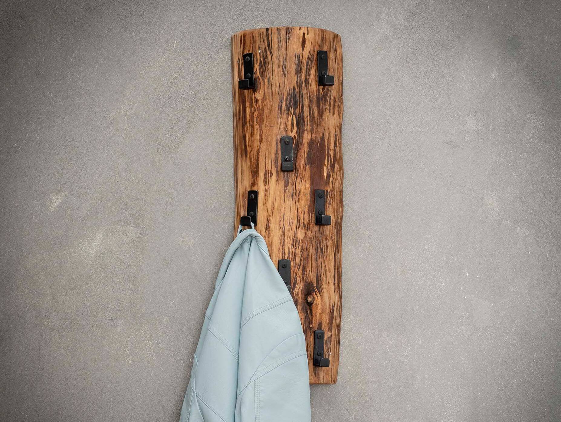 RINO Wandgarderobe, Akazie massiv 60 cm