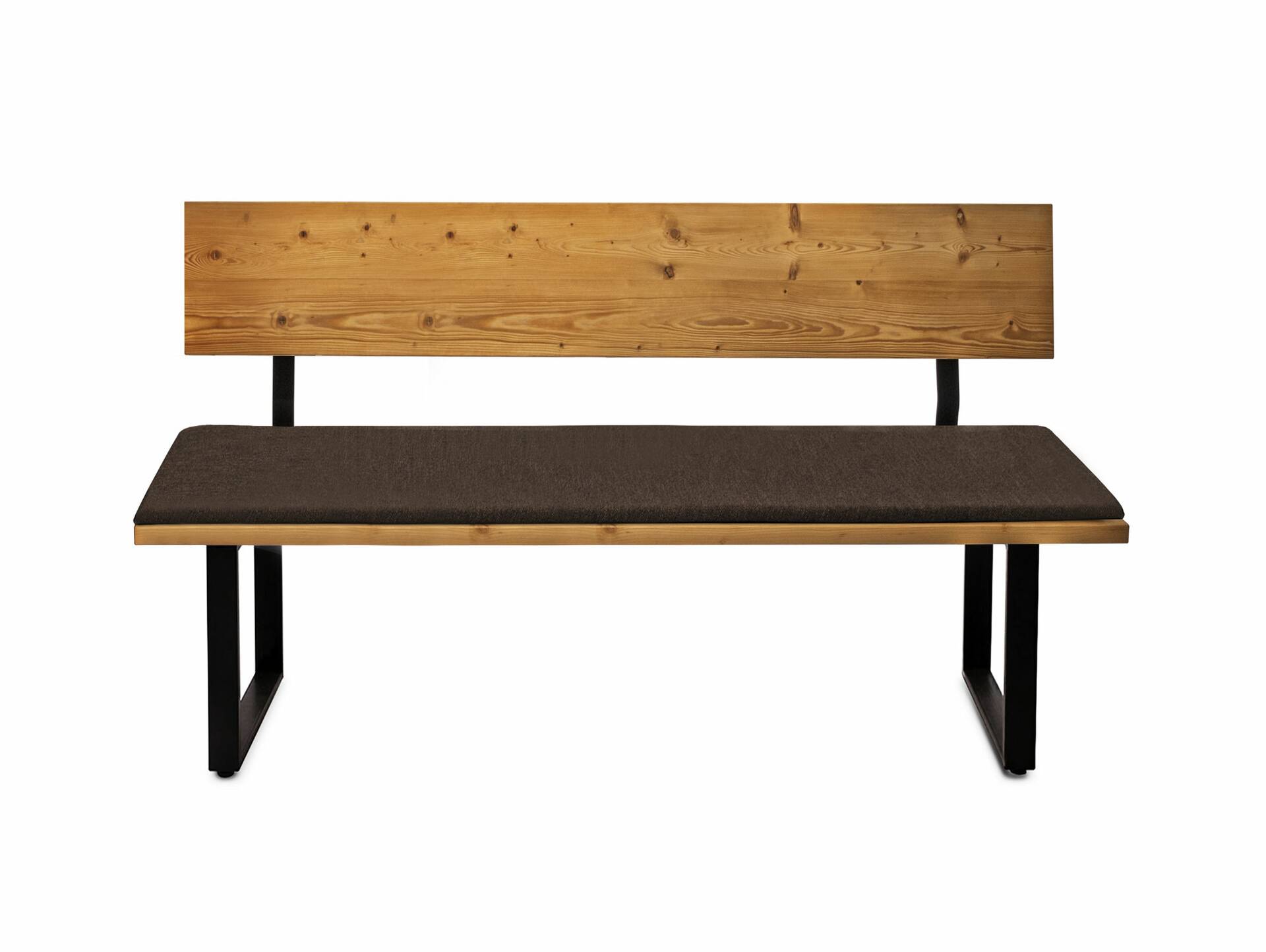 Sitzkissen für Sitzbank CURBY 180x45 cm Stoff braun 