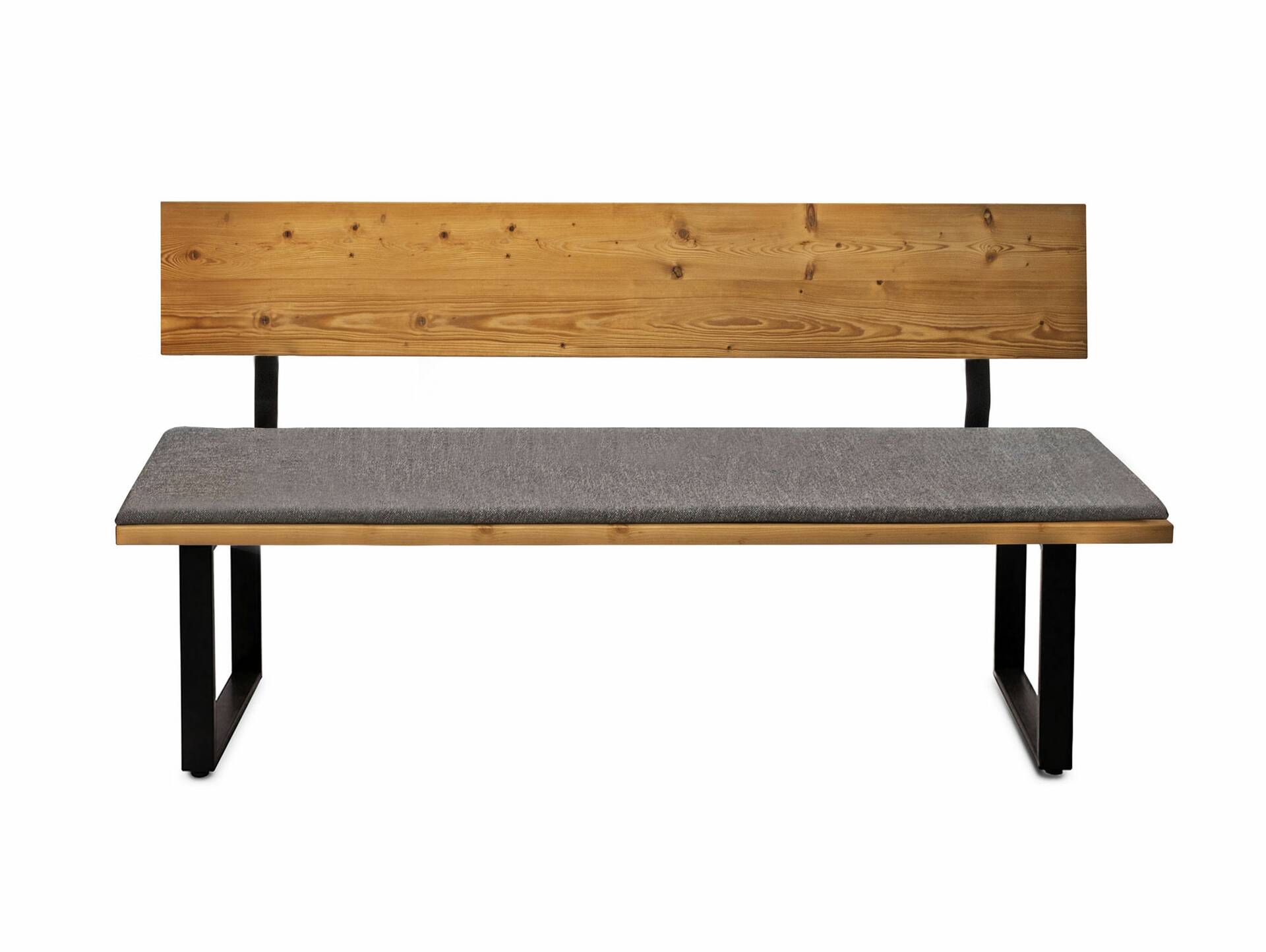 Sitzkissen für Sitzbank CURBY 160x45 cm Stoff grau 