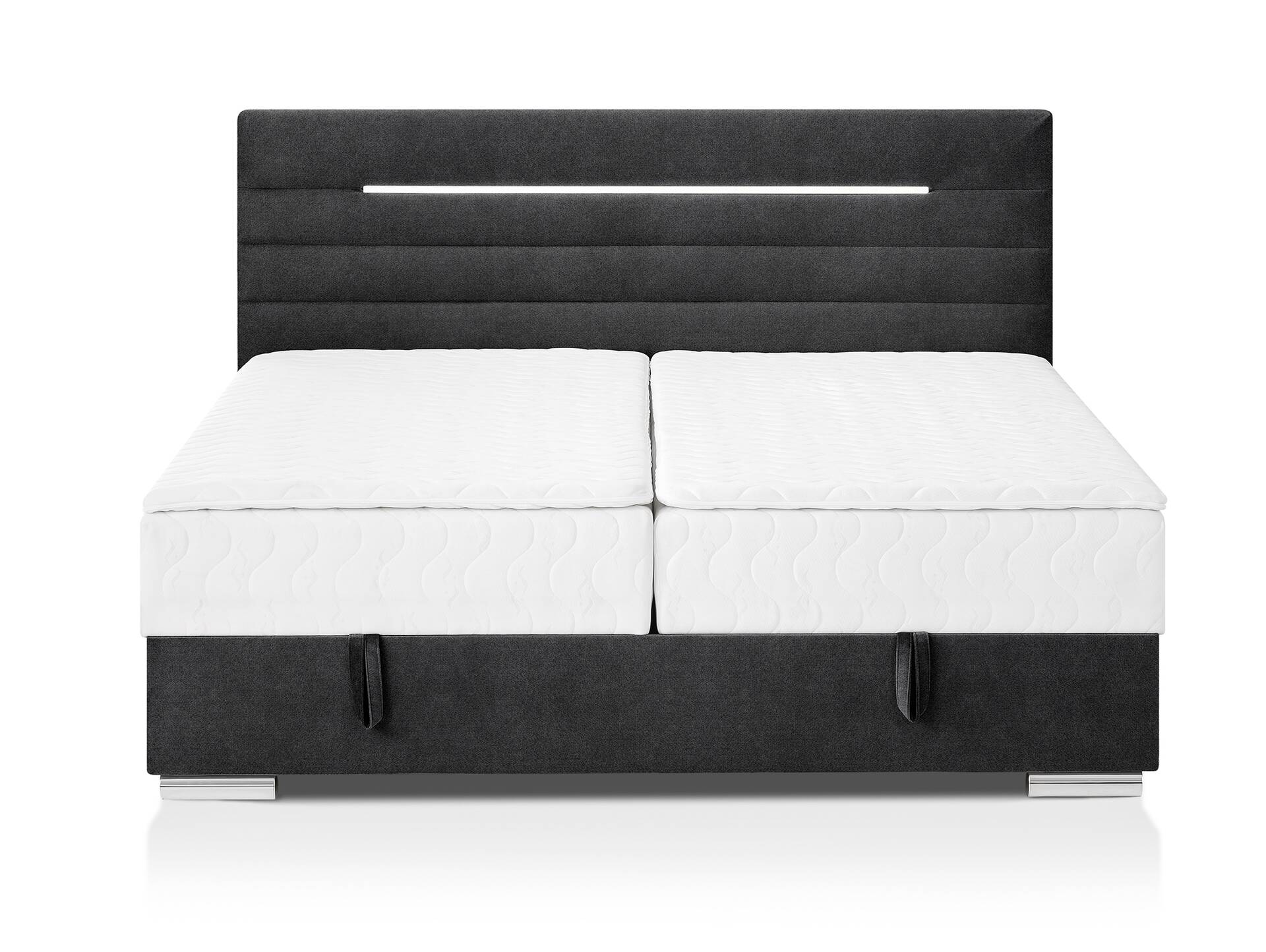 SOLAICA Boxspringbett mit Bettkasten, Härtegrad 3 