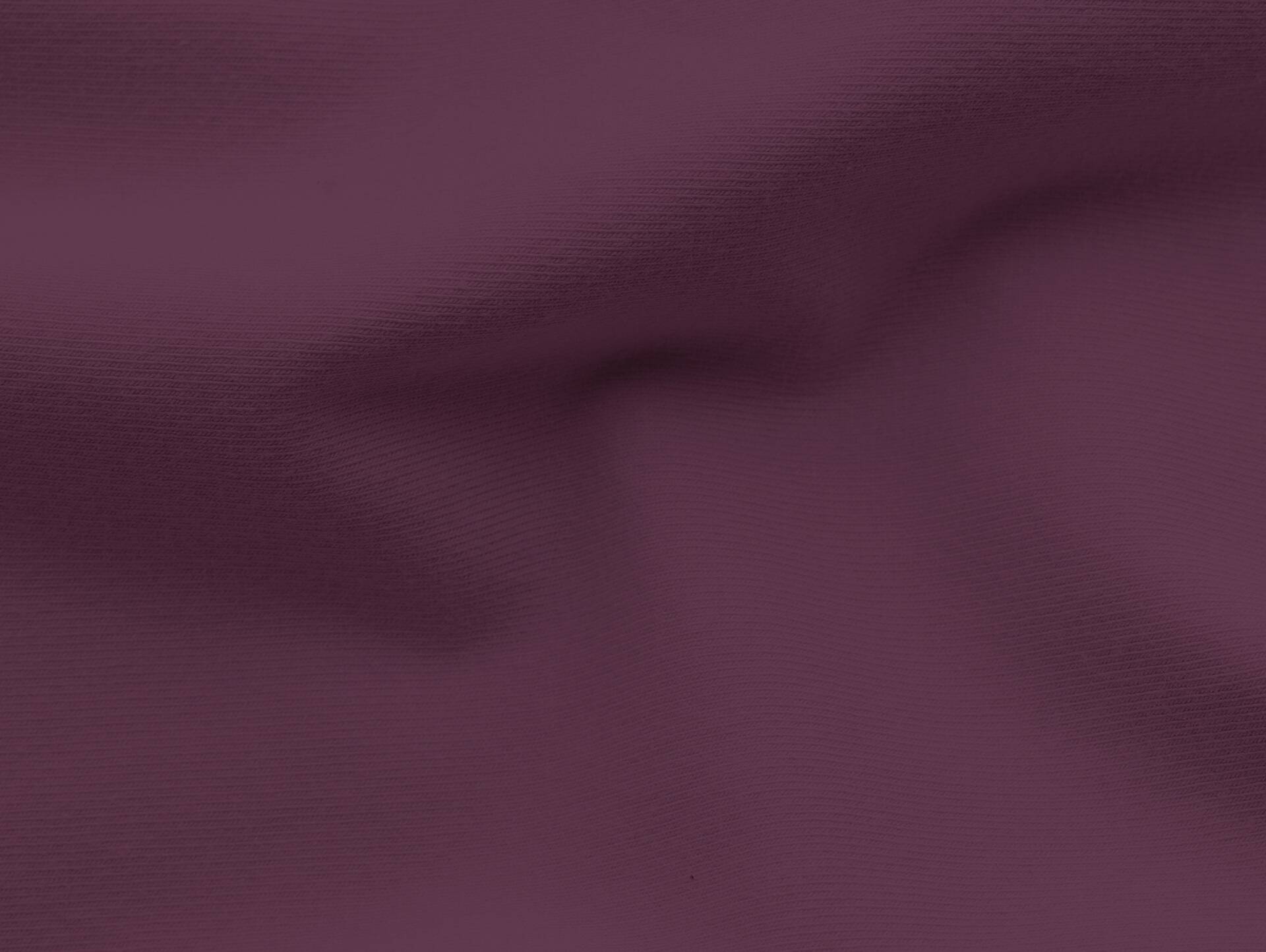 Schlafgut PURE Topper Spannbetttuch/Spannbettlaken, Bio-Mako-Baumwolle mit Elastan Violett | 180x190 - 200x220 cm
