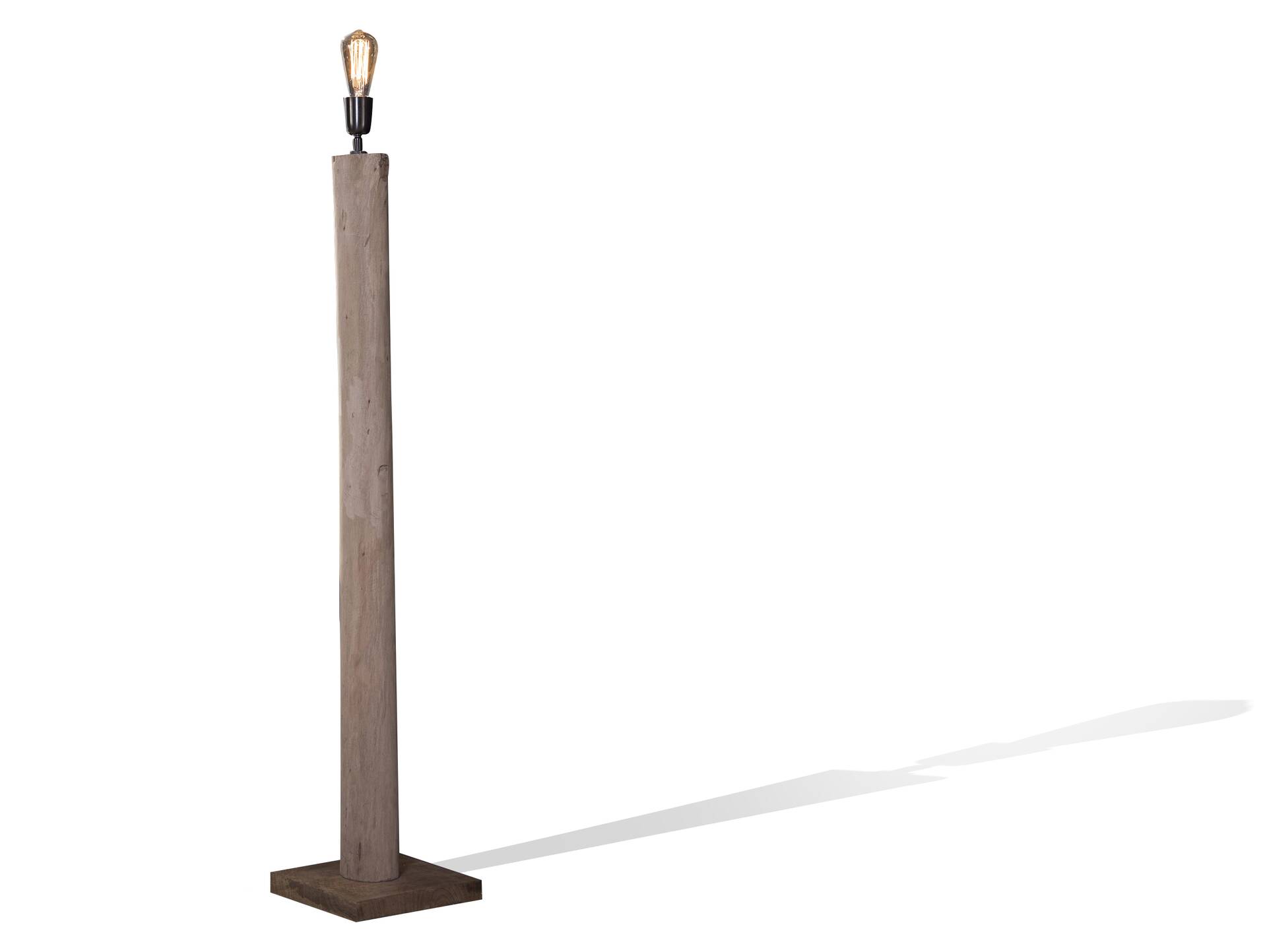 UTE Stehlampe mittel aus Eukalyptusholz 