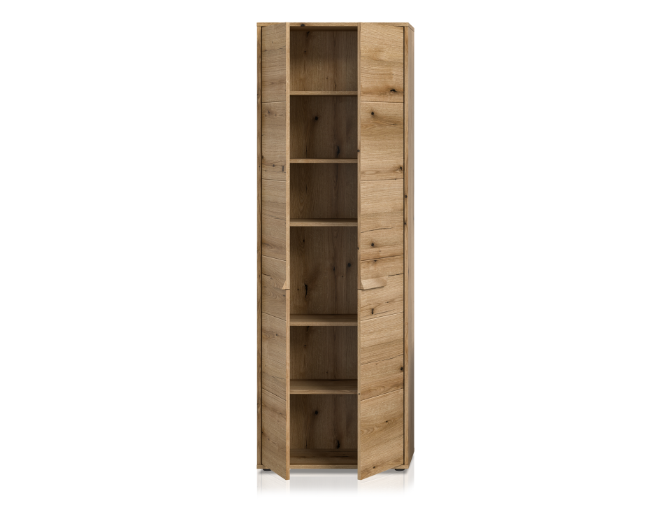 ZANTO Hochschrank schmal, Material Dekorspanplatte, Evoka Oak Nachbildung 