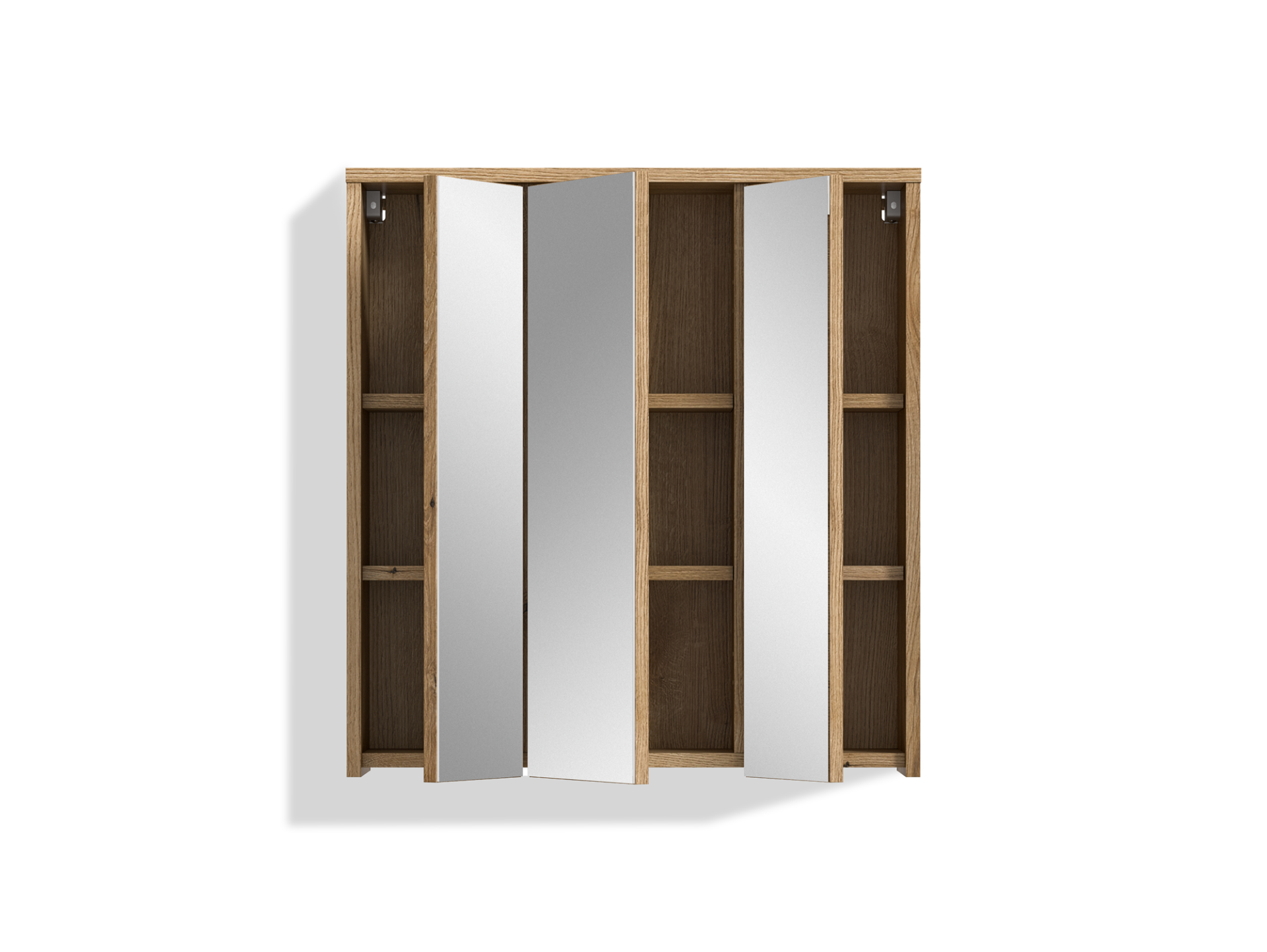 ZANTO Spiegelschrank, Material Dekorspanplatte, Evoke Oak Nachbildung 