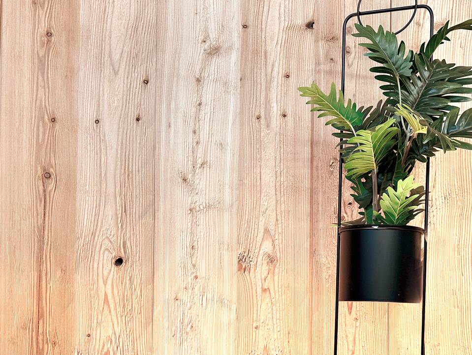 Nut- und Federbretter, Lärche gehackt/gebürstet, Material Massivholz, verschiedene Längen erhältlich 17.5 cm | 1 Meter