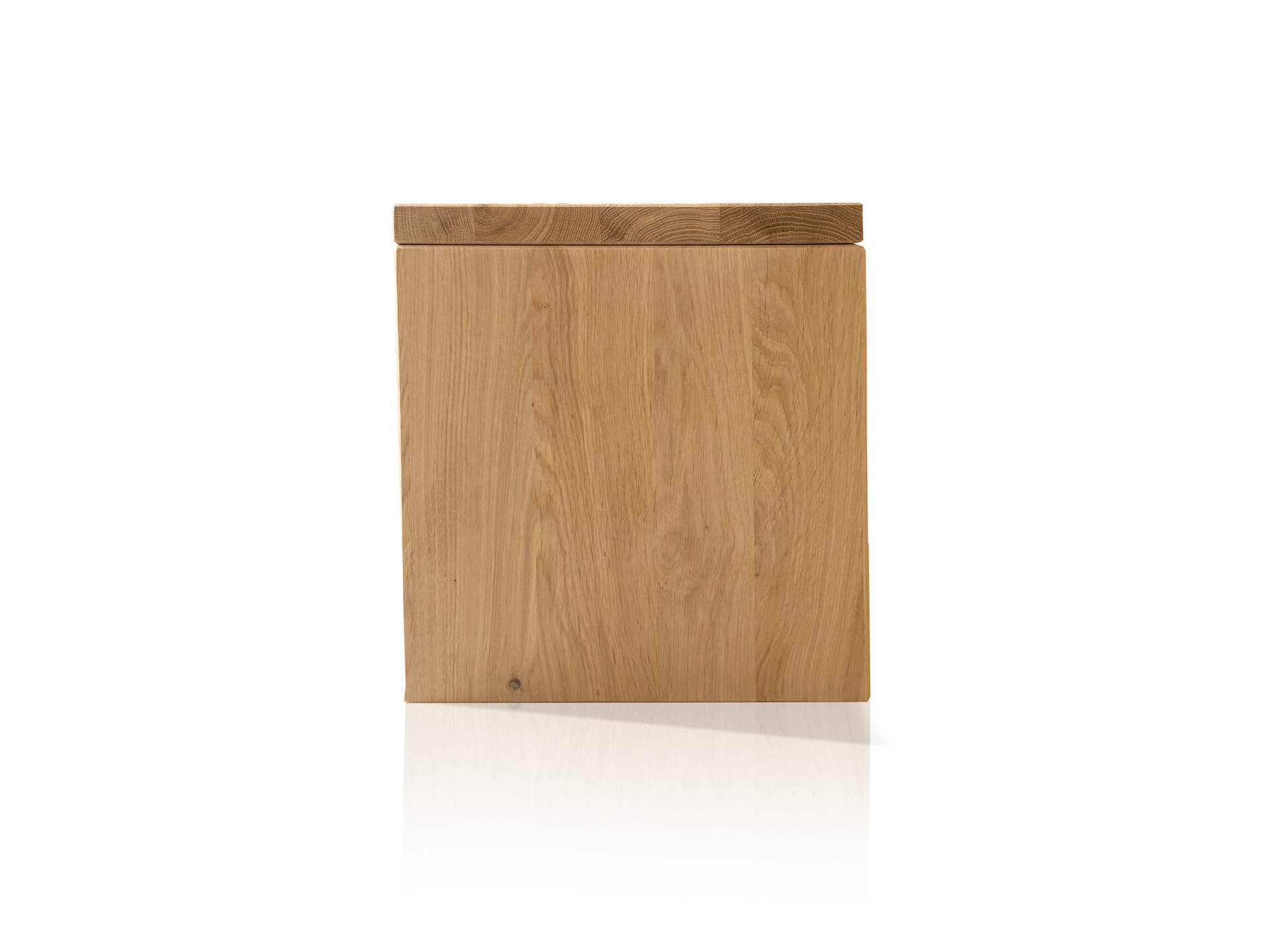 DAKONA Nachtkommode, Material Massivholz Wildeiche geölt | 40 cm