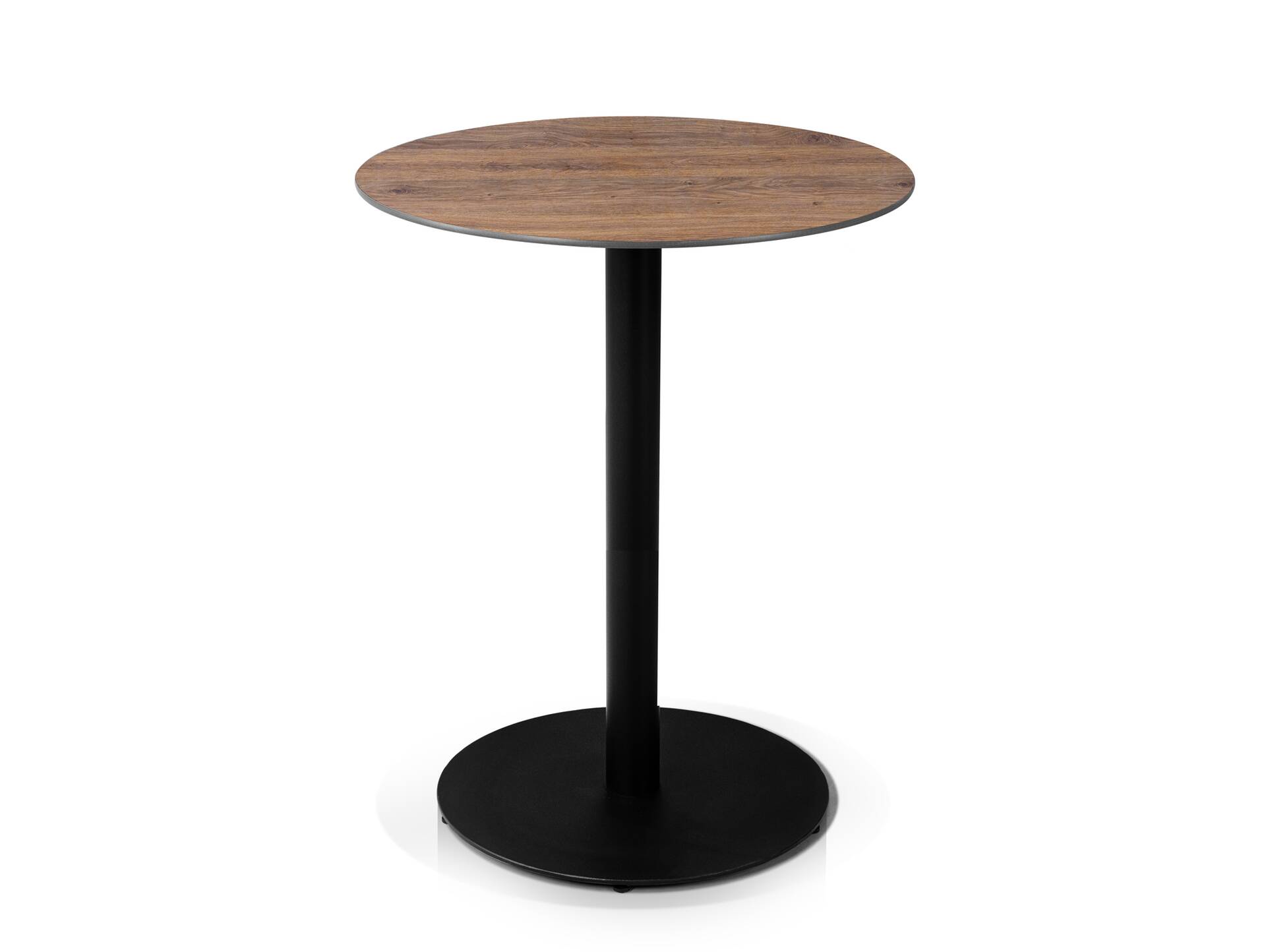TAUNUS II Bartisch, Material HPL / Metall 60 cm | Eichefarbig