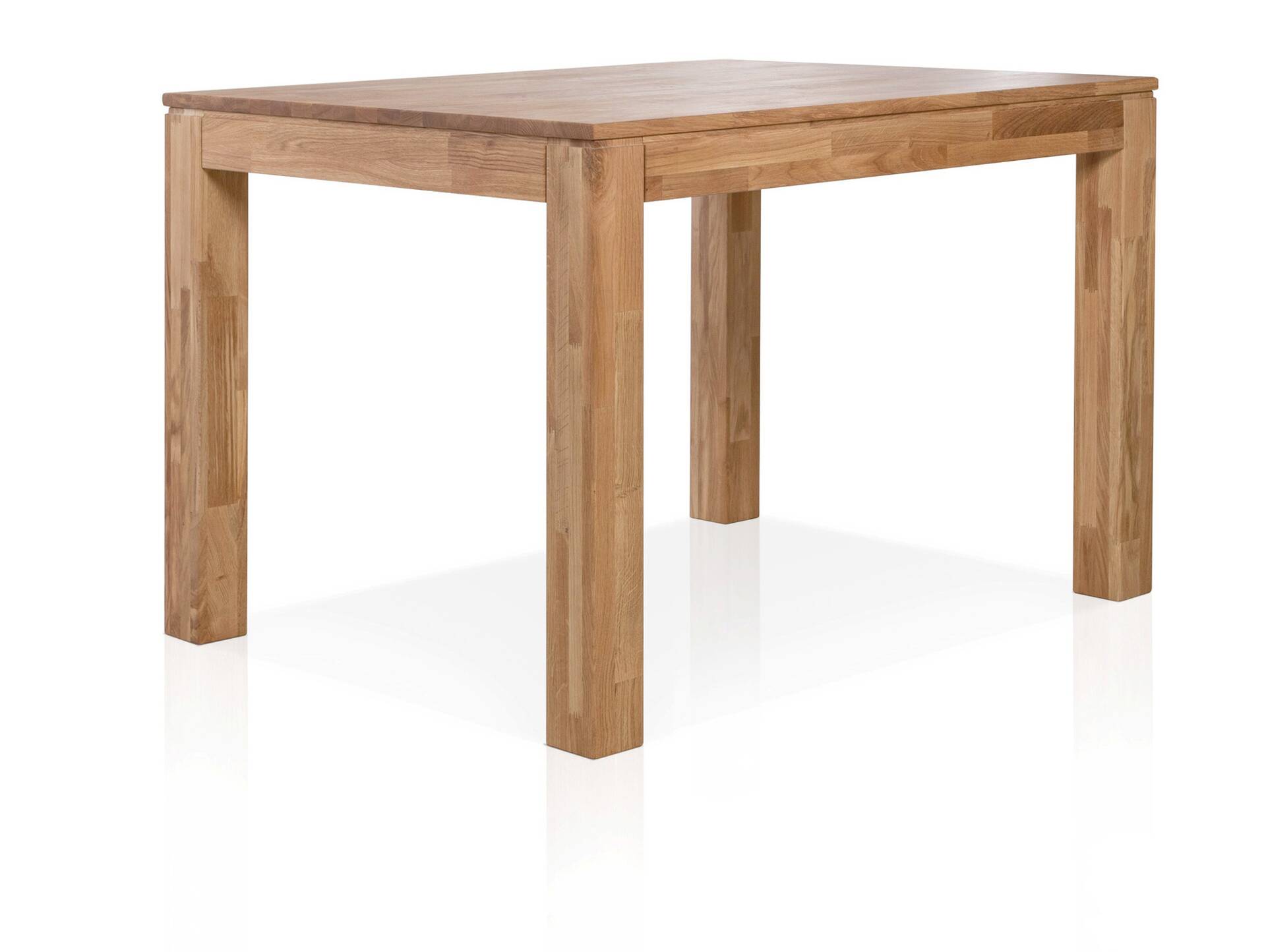 EMILION Esstisch, Material Massivholz, lackiert Buche | 80 x 80 cm
