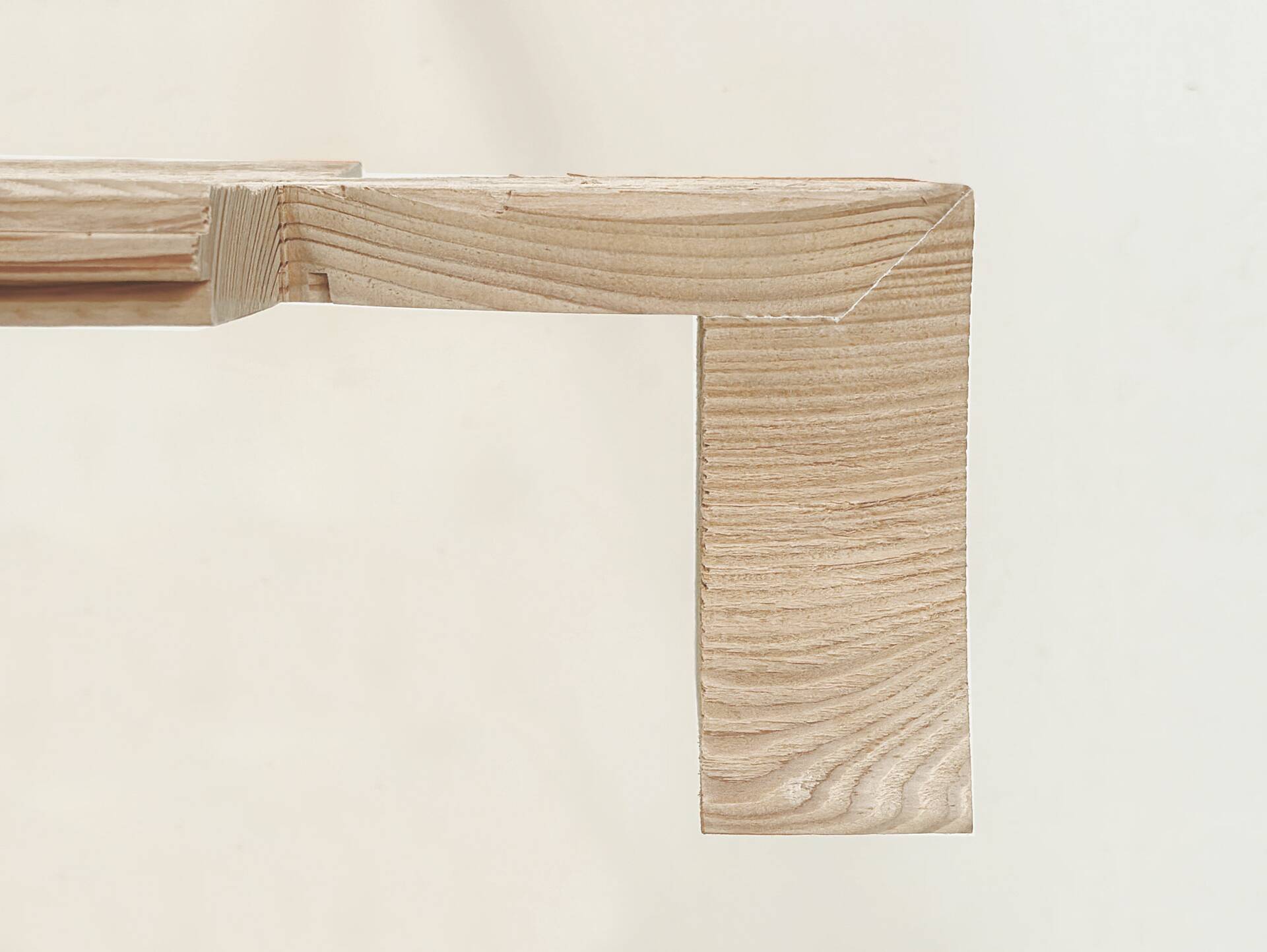 KLINGSCHROT Blockwandschalung/Nut- und Federbrett/Schalungsbrett, Material Massivholz, gehackt/gebürstet Fichte natur | 2.5 Meter