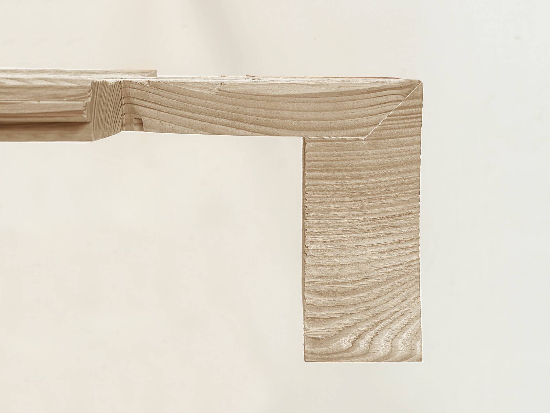 TIROLERSCHROT Blockwandschalung/Nut- und Federbrett/Schalungsbrett, Material Massivholz, gehackt/gebürstet Fichte natur | 2 Meter