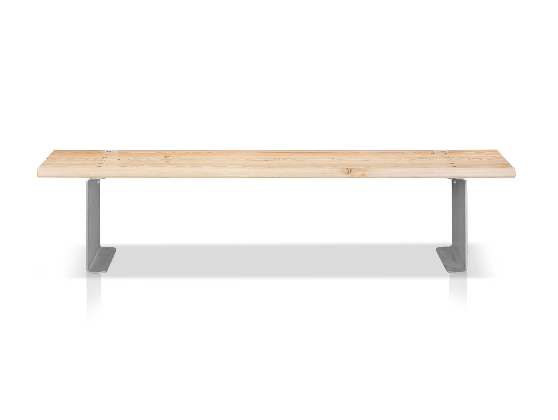 GAVINO Gartenbank, Material Massivholz/Edelstahl 150 cm