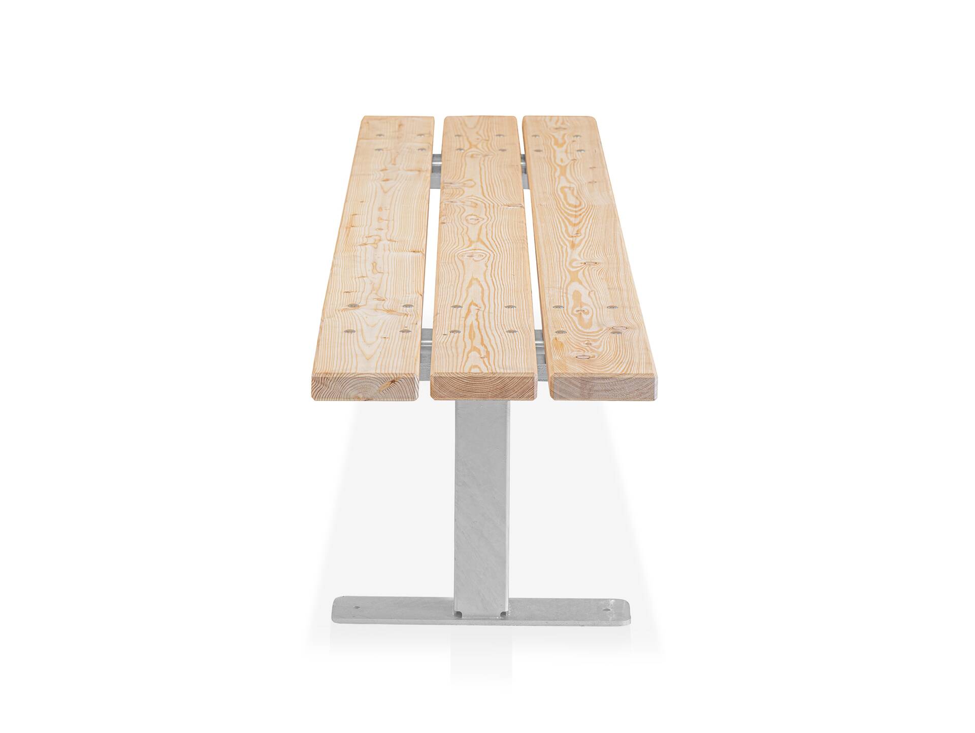GERANO Parkbank/Gartenbank, Material Massivholz/Metall 150 cm