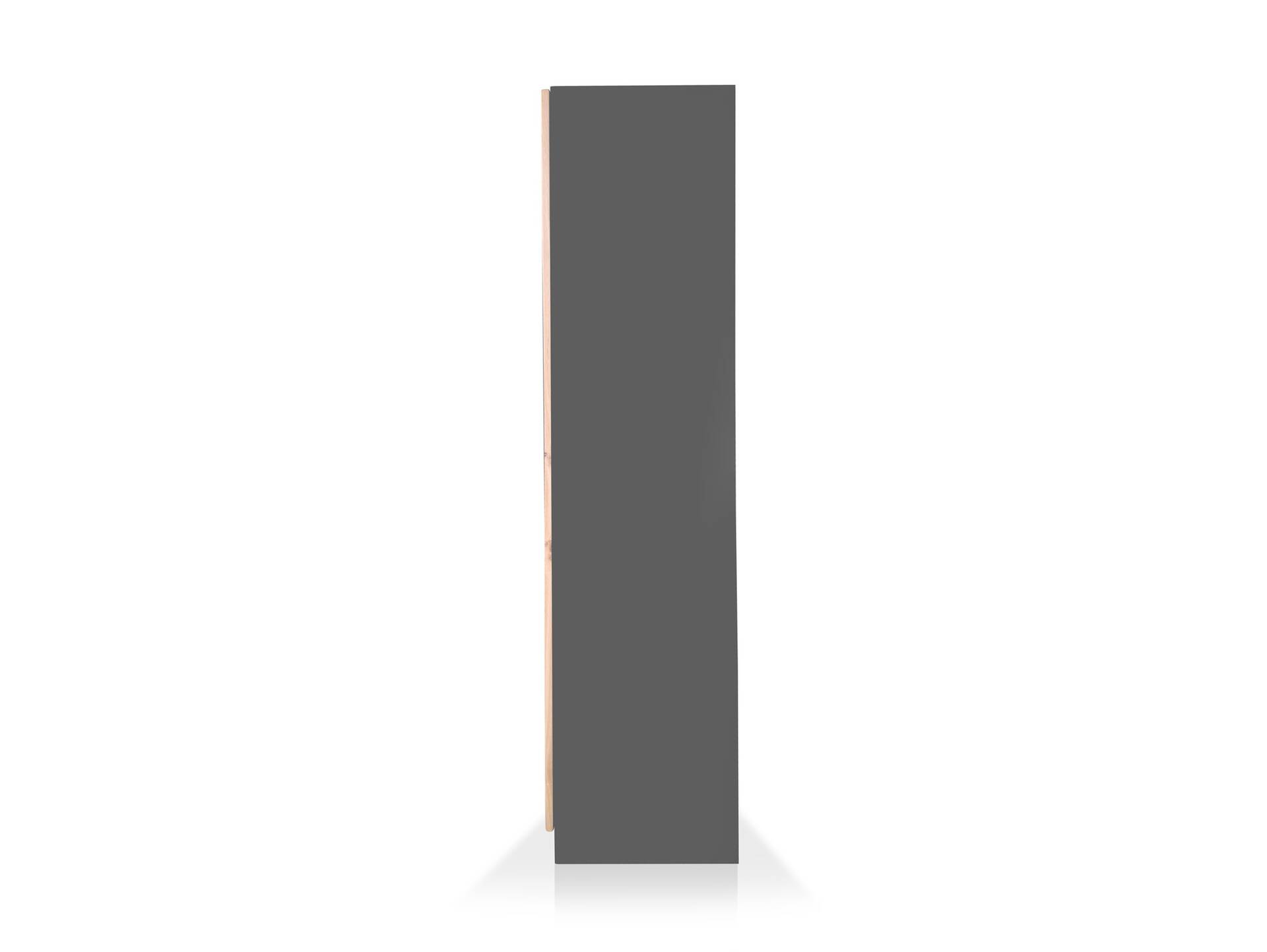 OFFICE OAK Aktenschrank III, Material teilmassiv, Eiche/graphitfarbig Türanschlag rechts