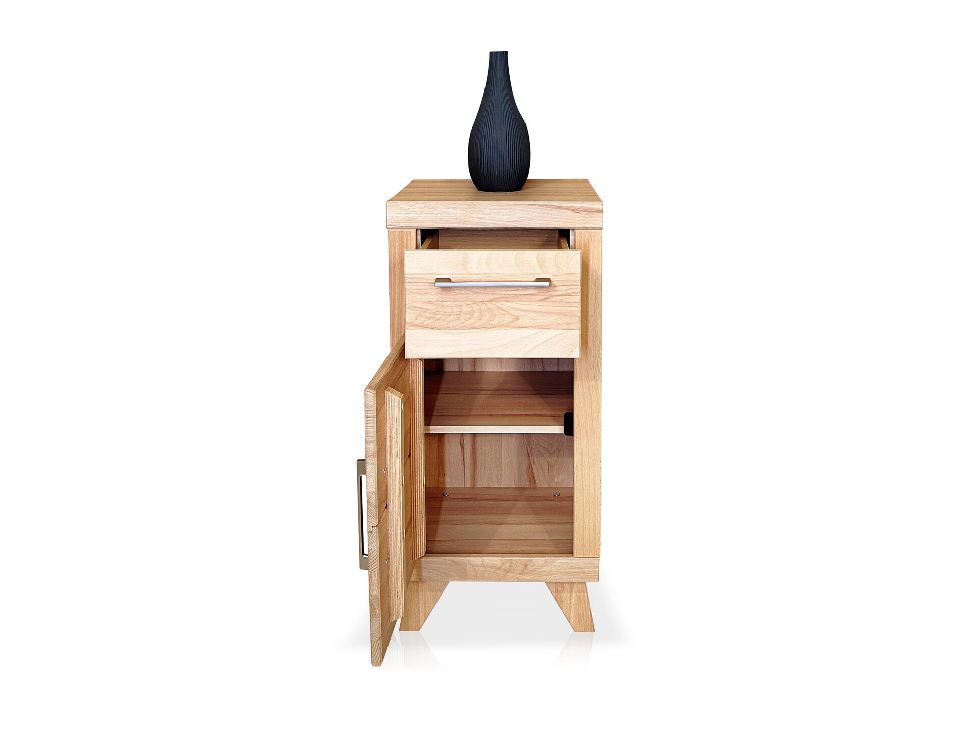 OZEANA Unterschrank II fürs Badezimmer, Material teilmassiv Buche 