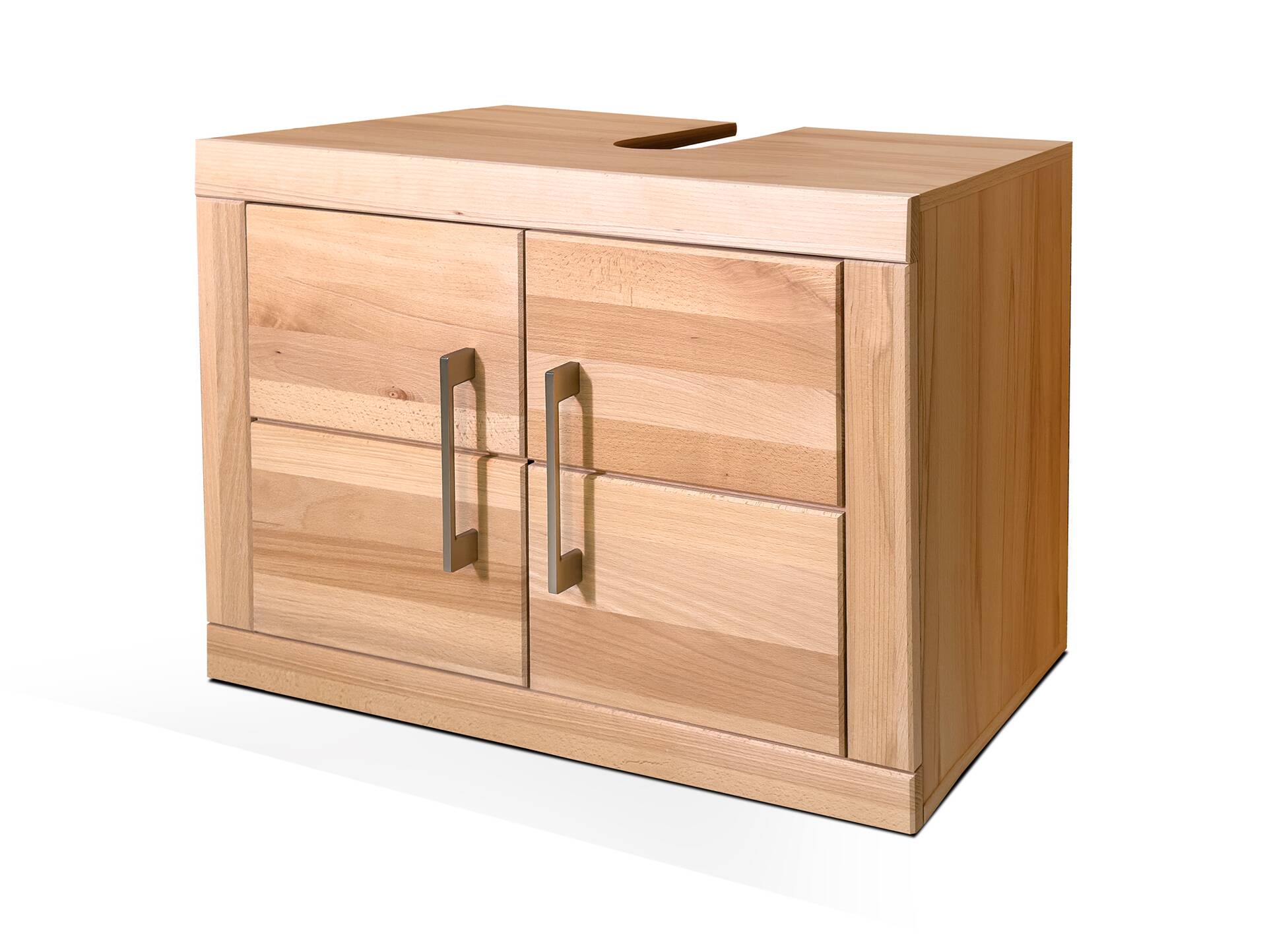 OZEANA Waschbeckenunterschrank I, Material teilmassiv Buche
