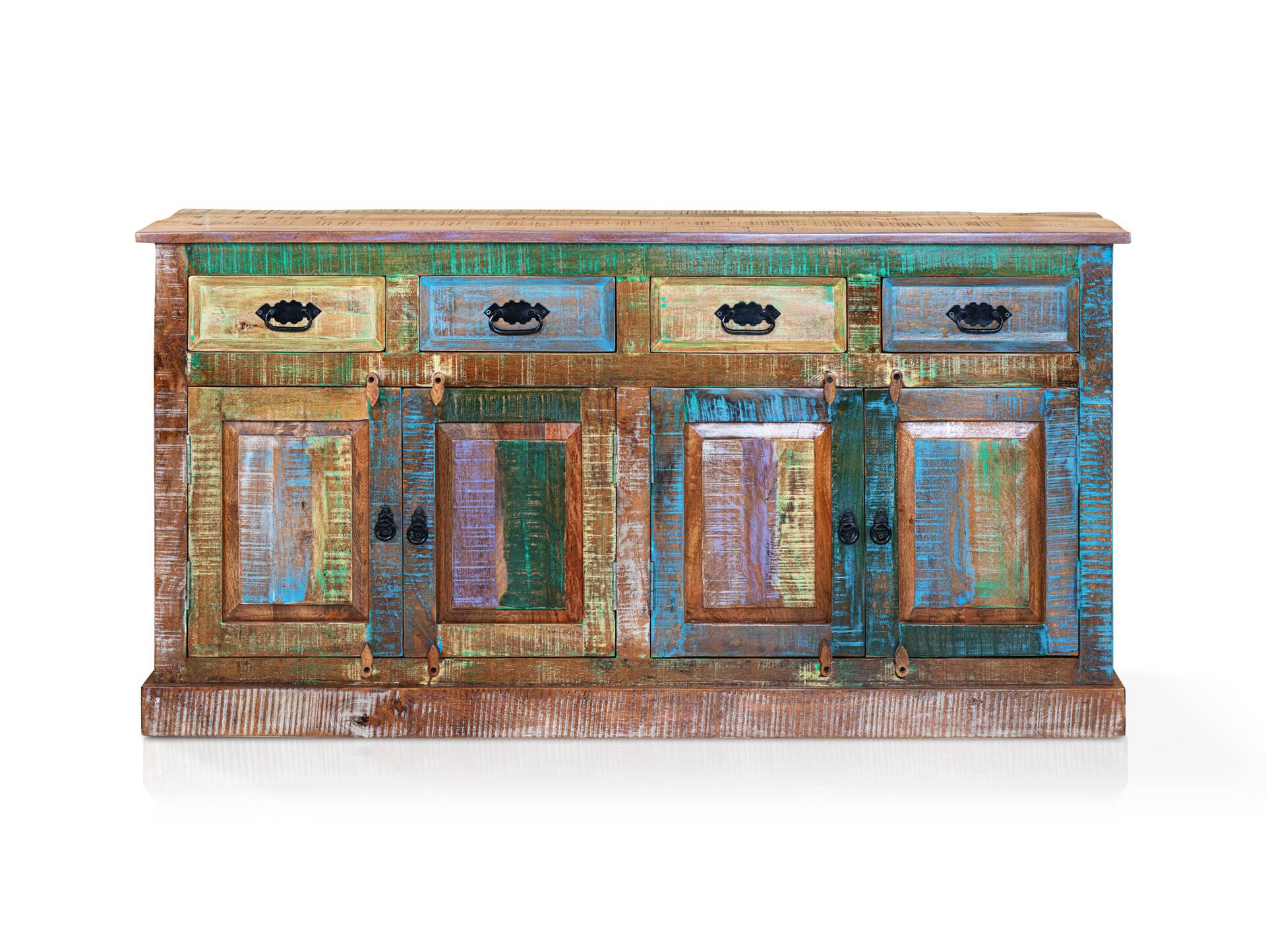 RIVERBOAT Sideboard II aus Altholz, Material Massivholz, Vintage-Optik 